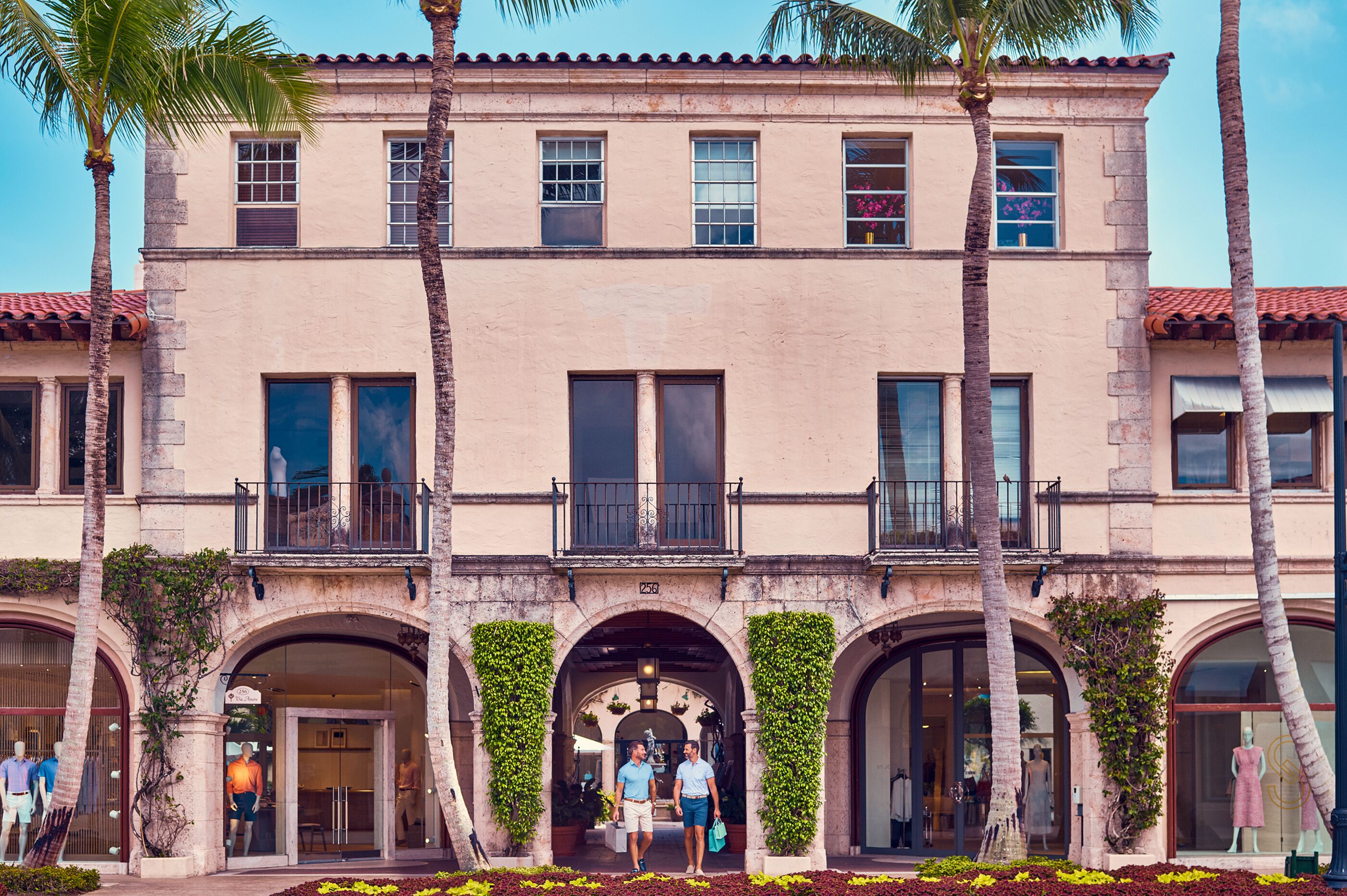 Shopping auf der Worth Avenue in Palm Beach