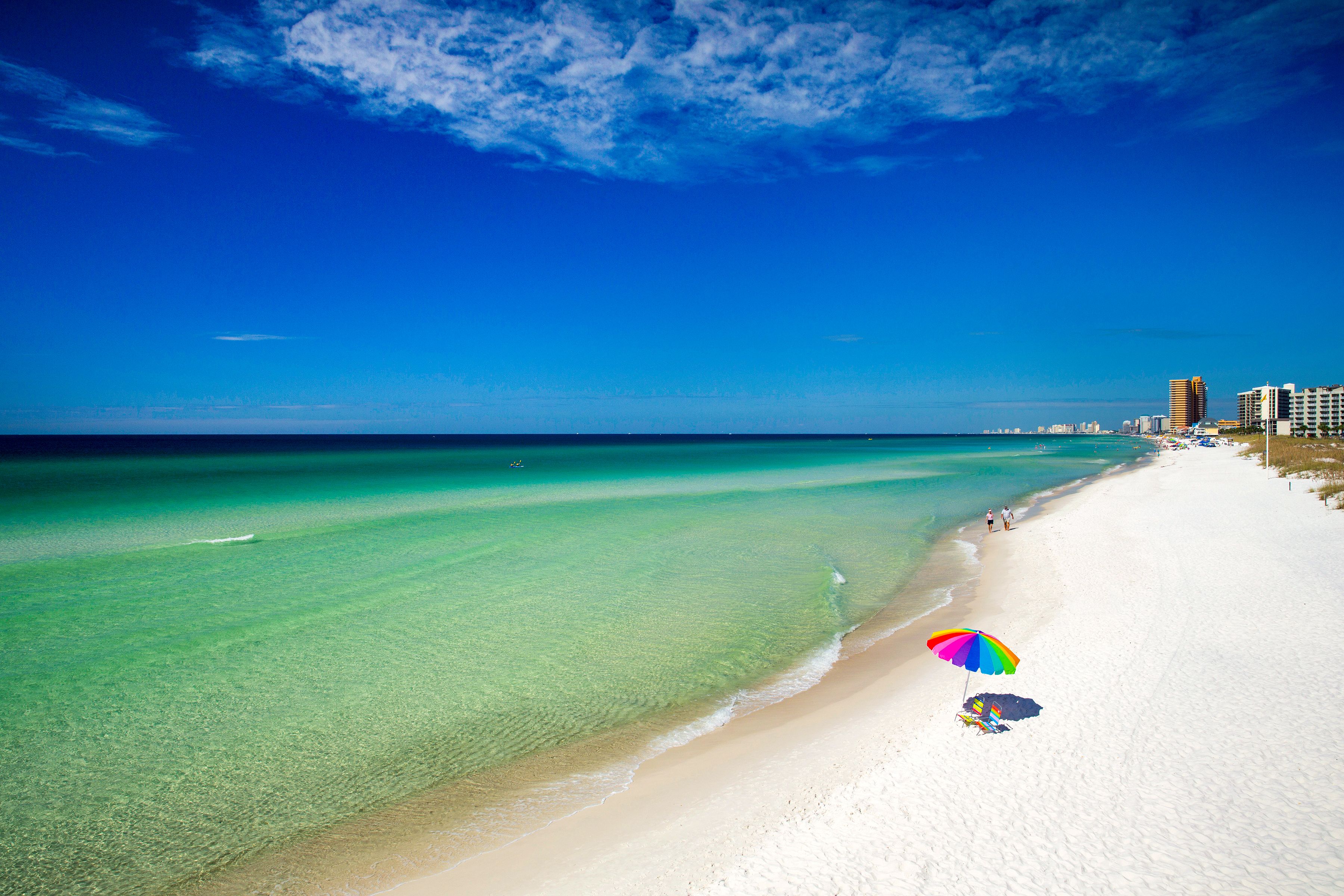 Pure Entspannung am Strand von Panama City Beach