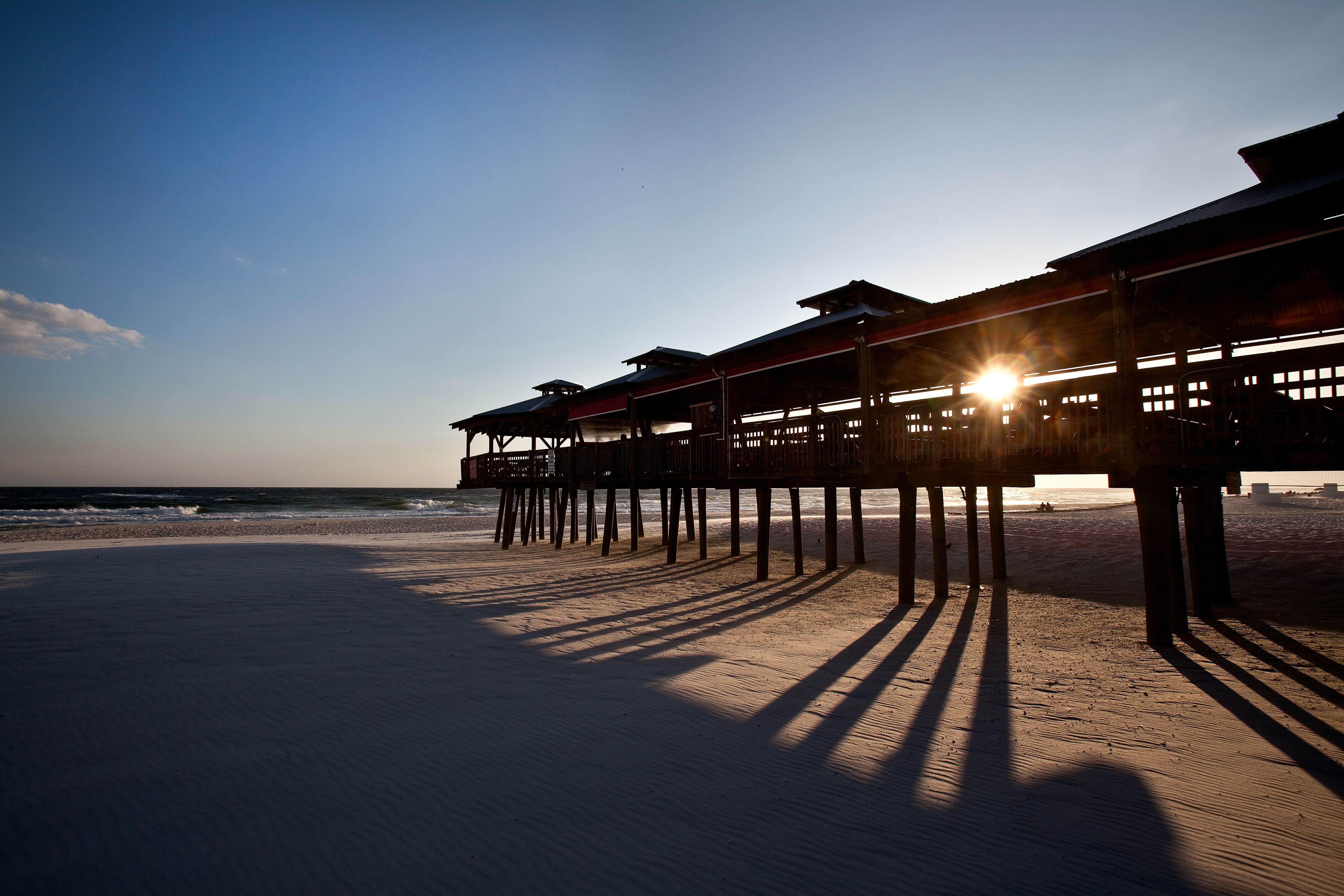 Sonnenuntergang am Strand von Panama City Beach