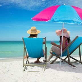 Frauen am Strand von Panama City Beach