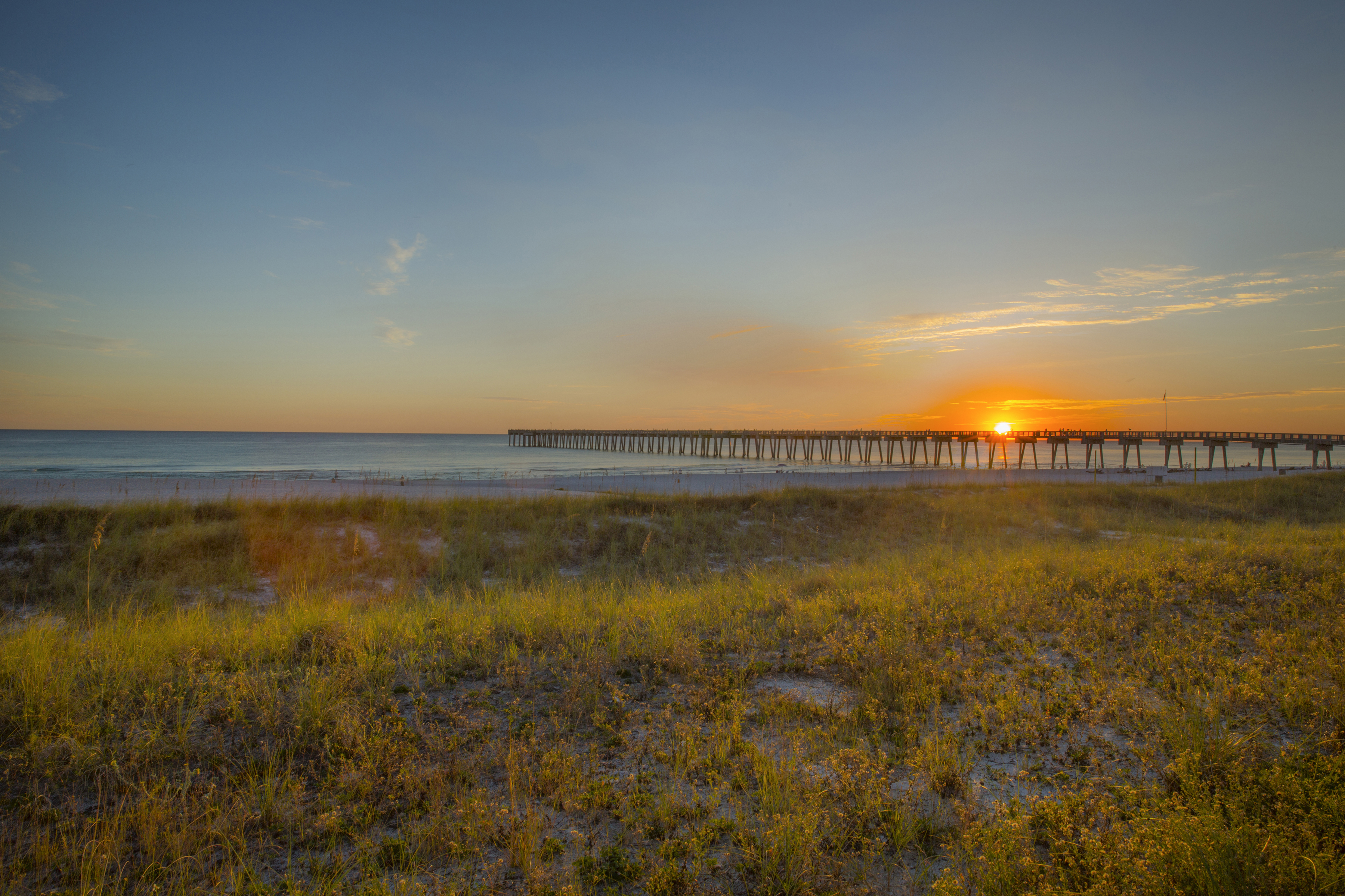 Sonnenuntergang am Strand von Panama City Beach