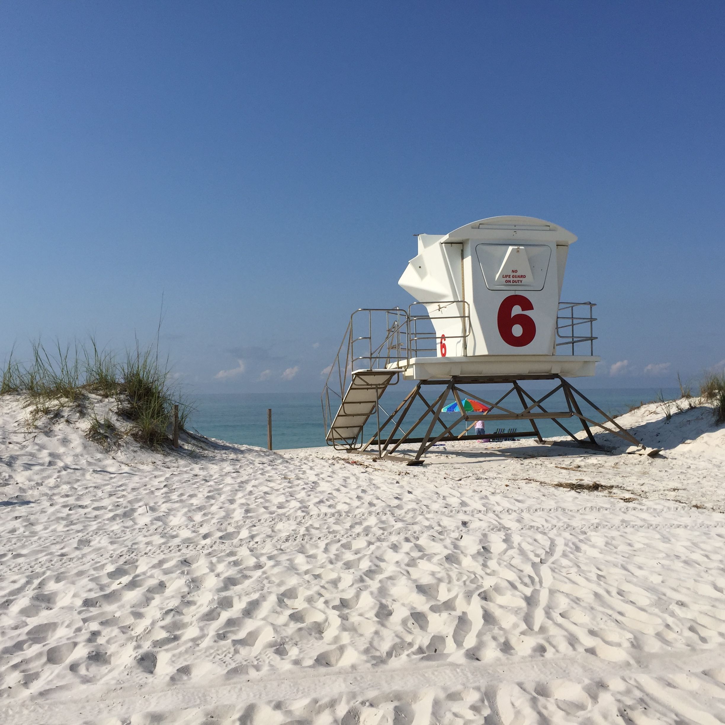 Ein Strandabschnitt von Pensacola