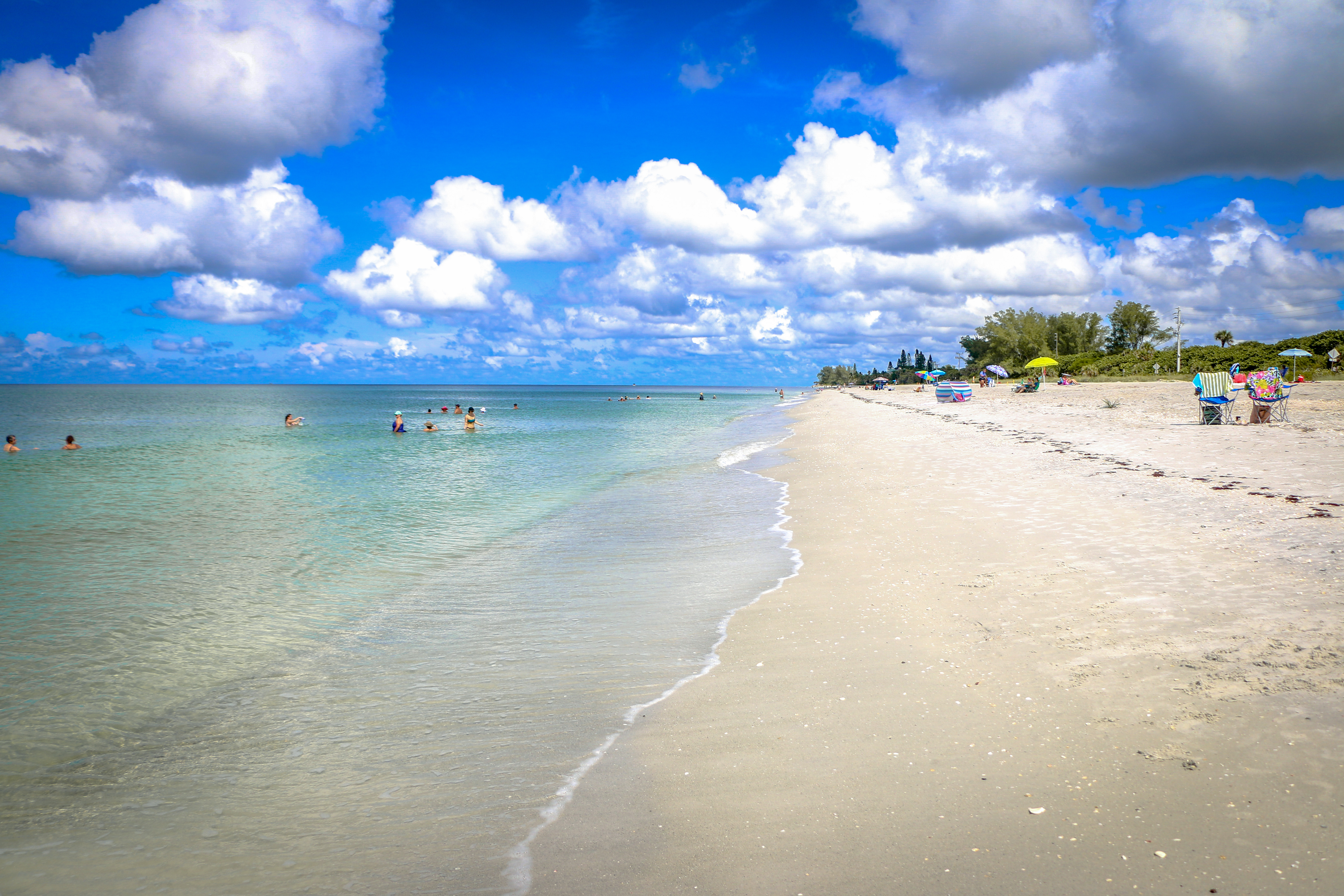 Erholsamer Blind Pass Park in Sarasota am Manasota Key Beach in Florida