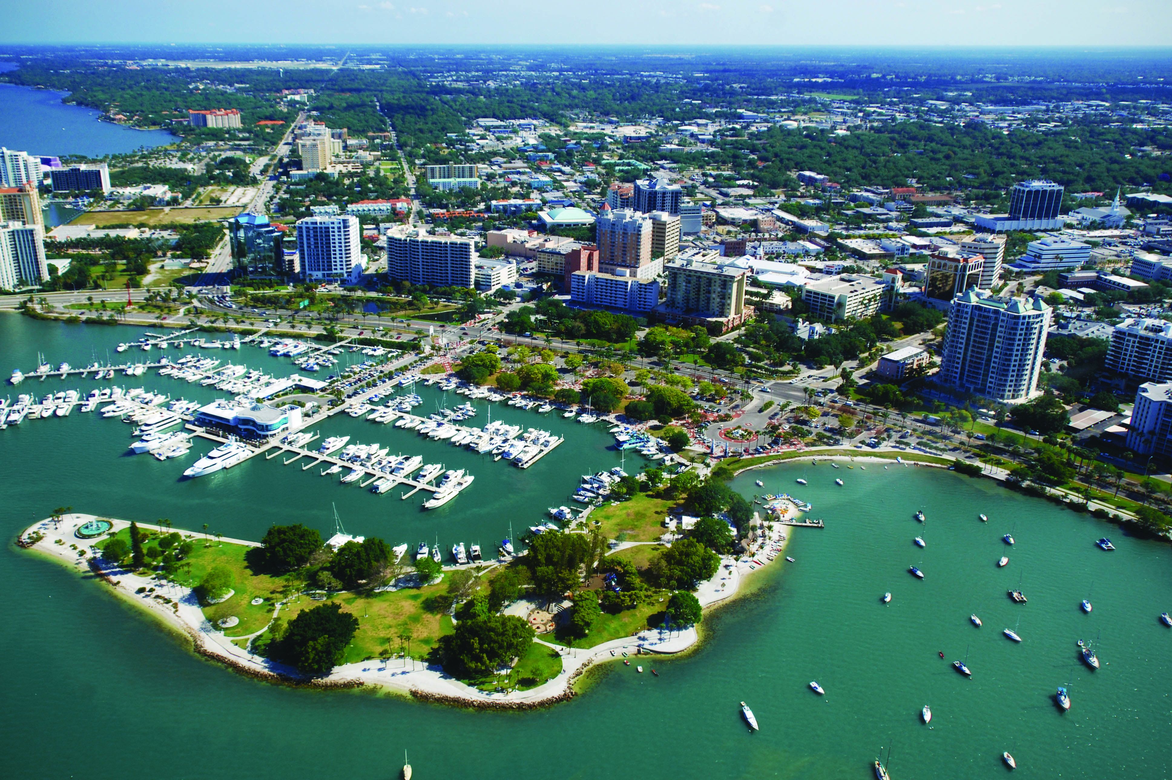 Sarasota Aerial Marina