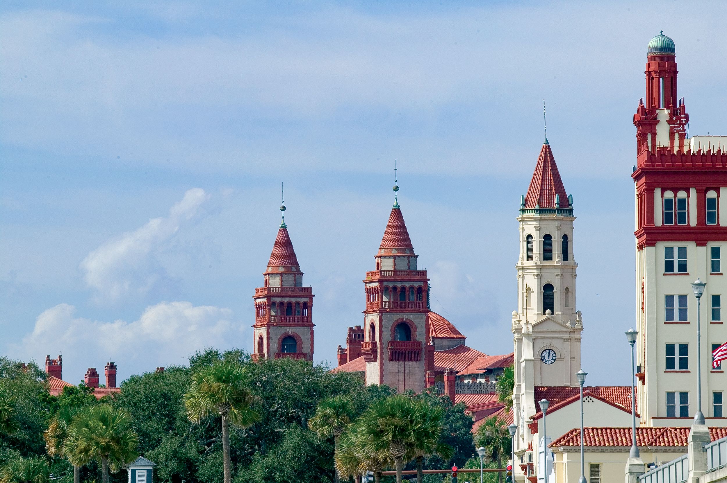 Die Skyline von St. Augustine, Florida