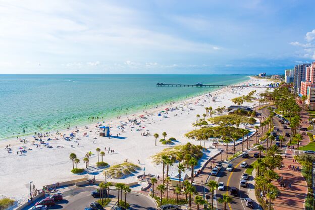 Der Clearwater Beach in Florida