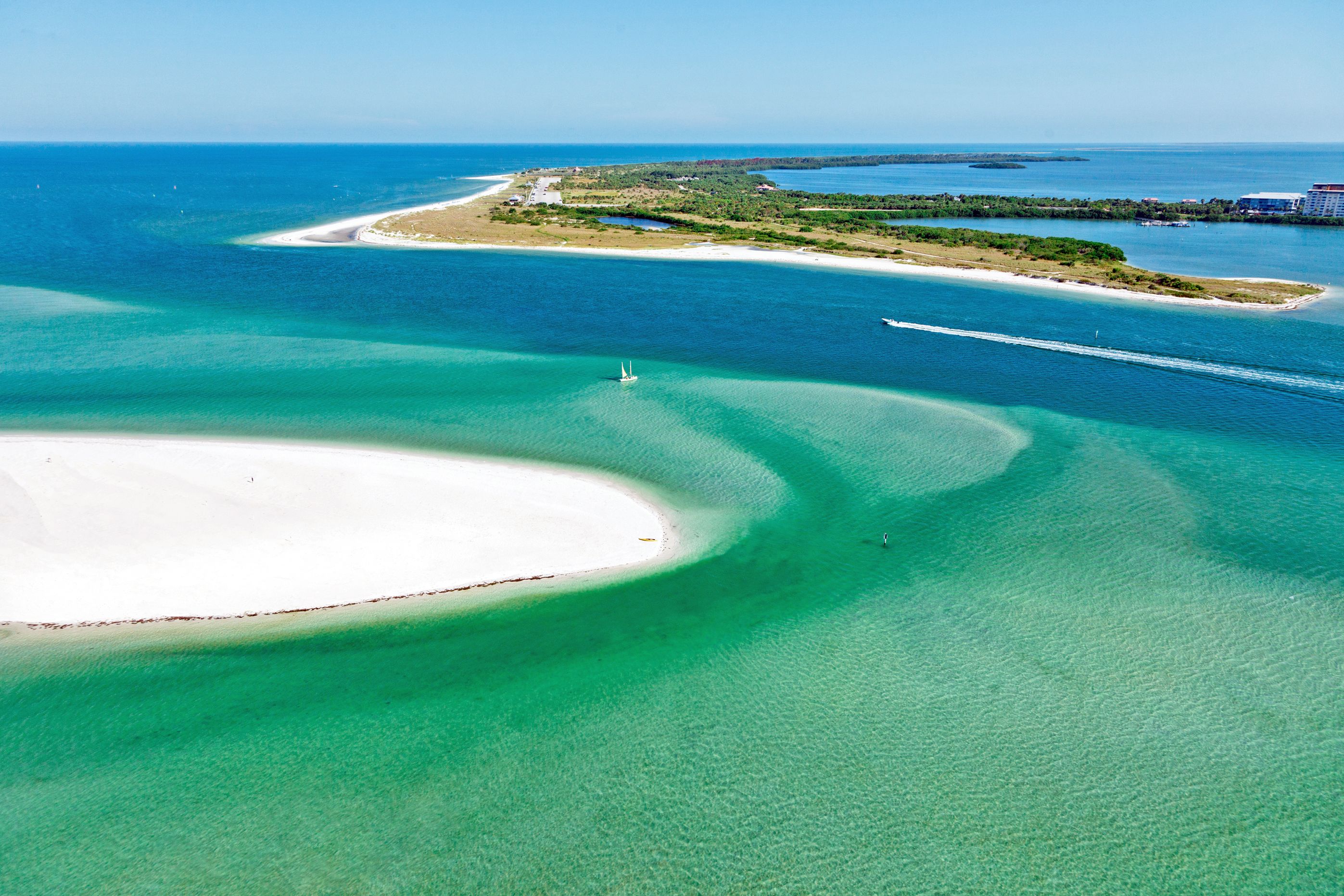 Blick auf Caladesi Island