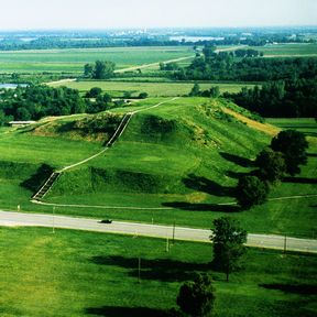 Cahokia Mounds State in Illinois