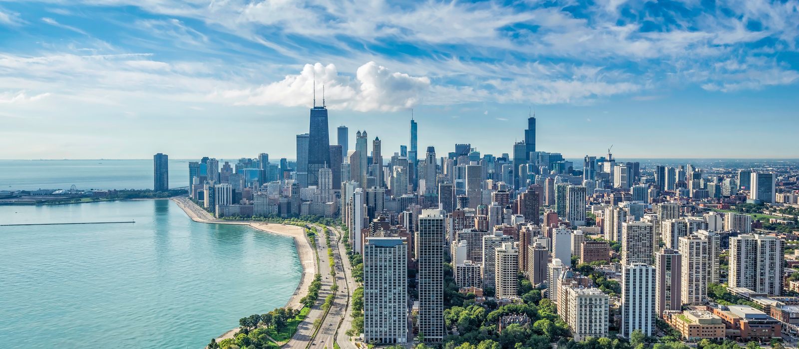 Die Skyline von Chicago