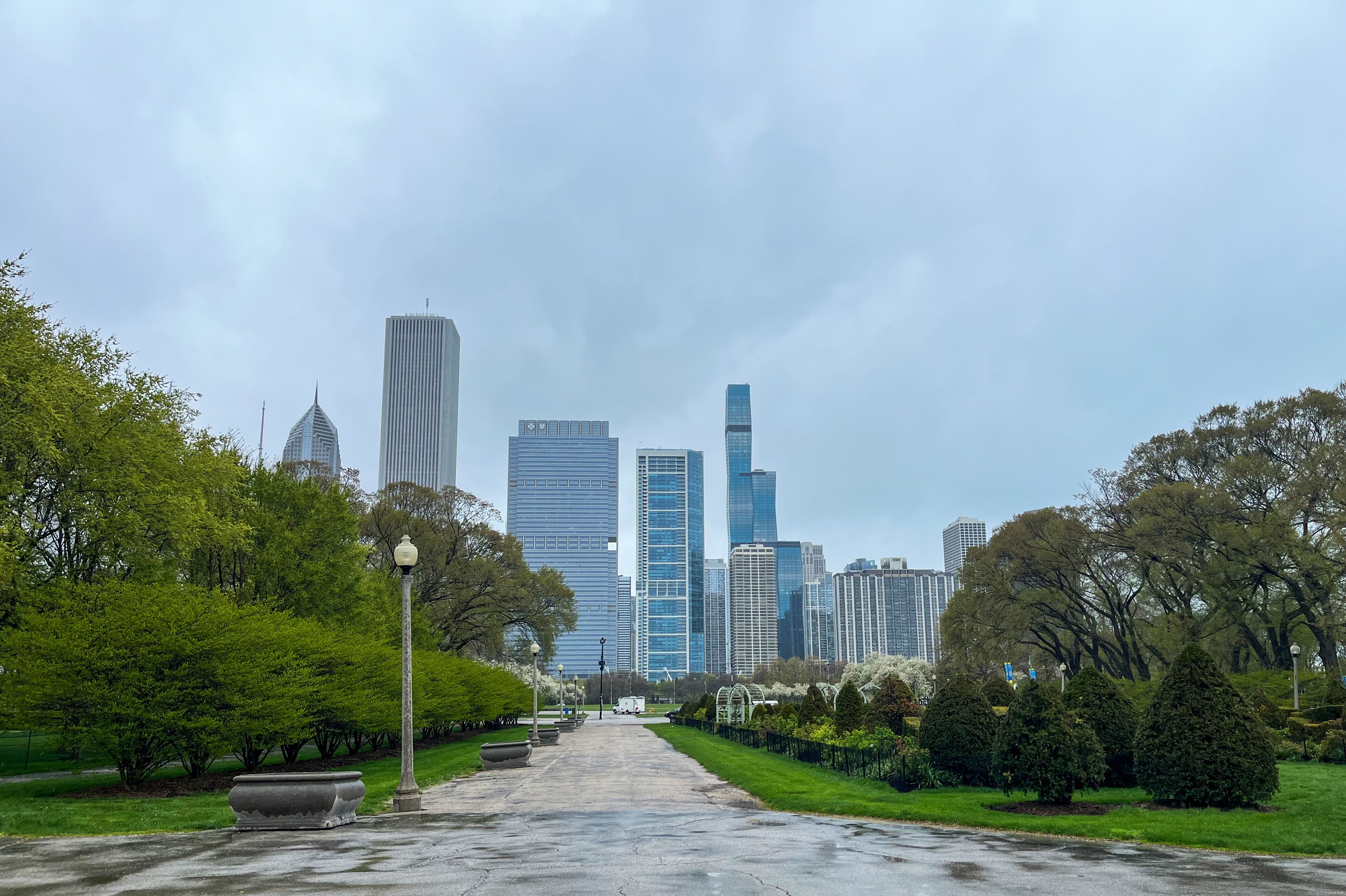 Spaziergang durch den schönen Millennium Park