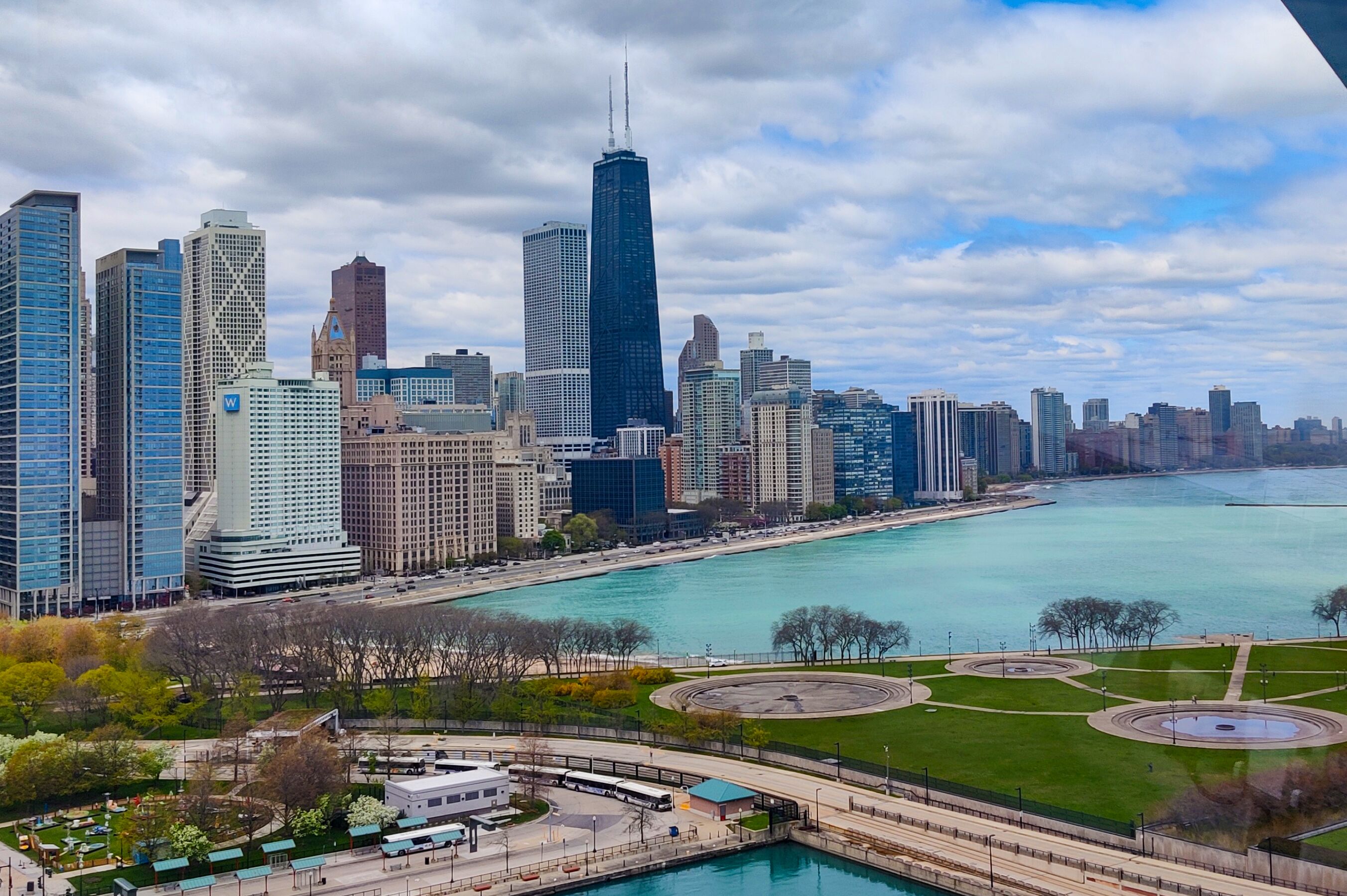 Einzigartiger Ausblick vom Navy Pier Ferris Wheel