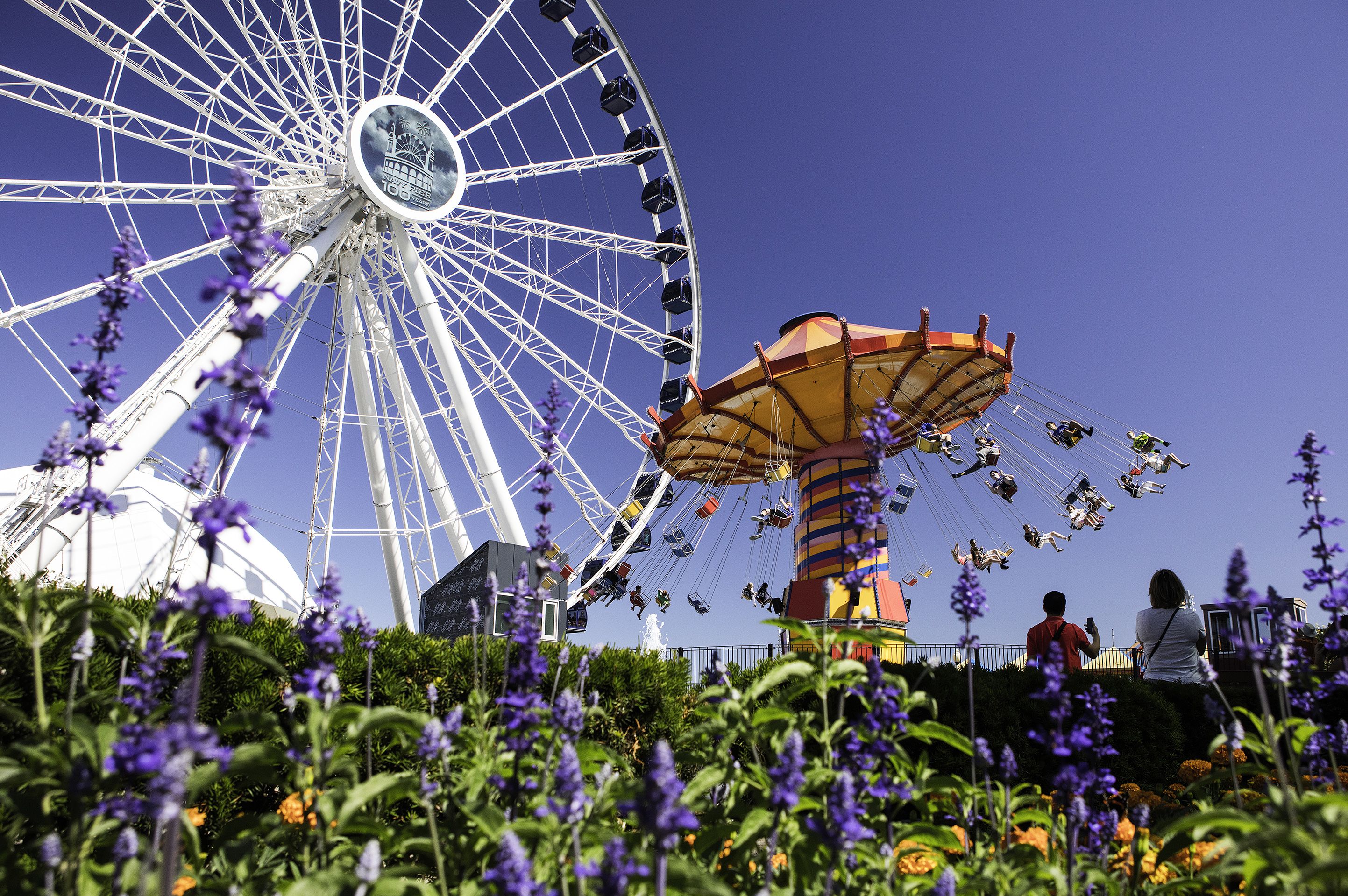 Riesenrad auf dem Navy Pier