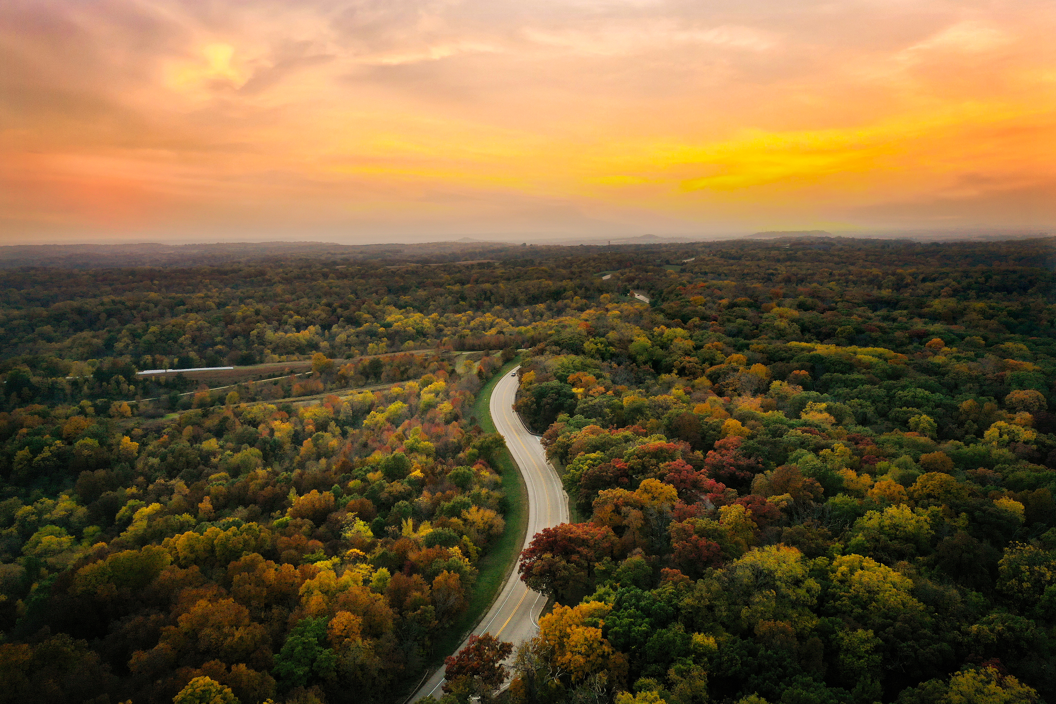 Der Highway 20 in Galena