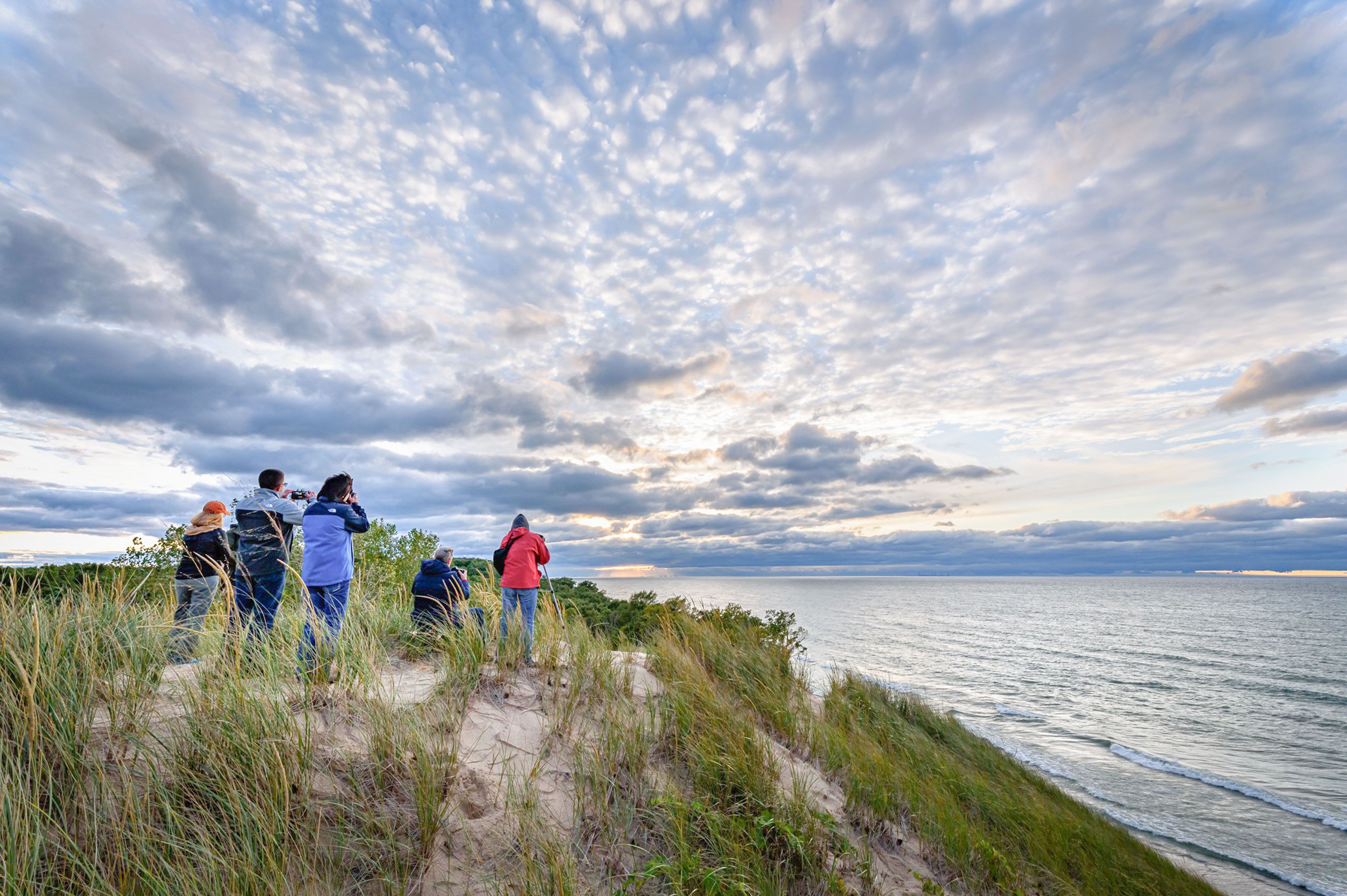 Indiana Dunes mit Blick auf das Meer