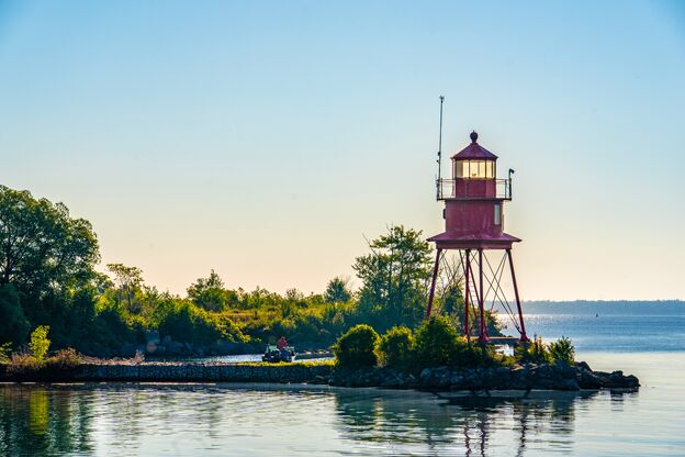 Der Leuchtturm Alpena Light von 1914