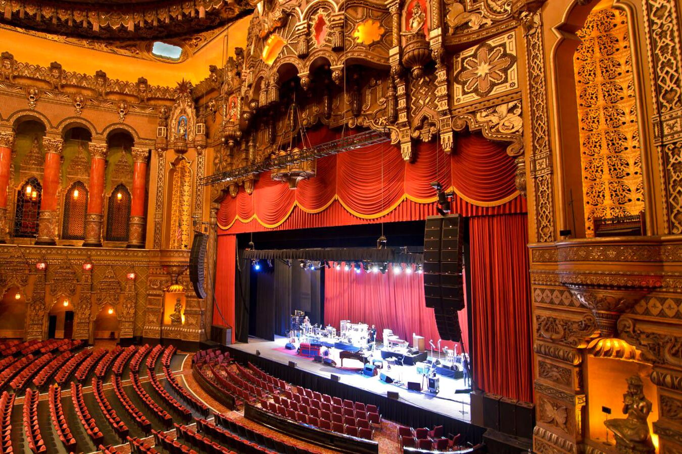 Das prunkvolle Fox Theatre in Detroit