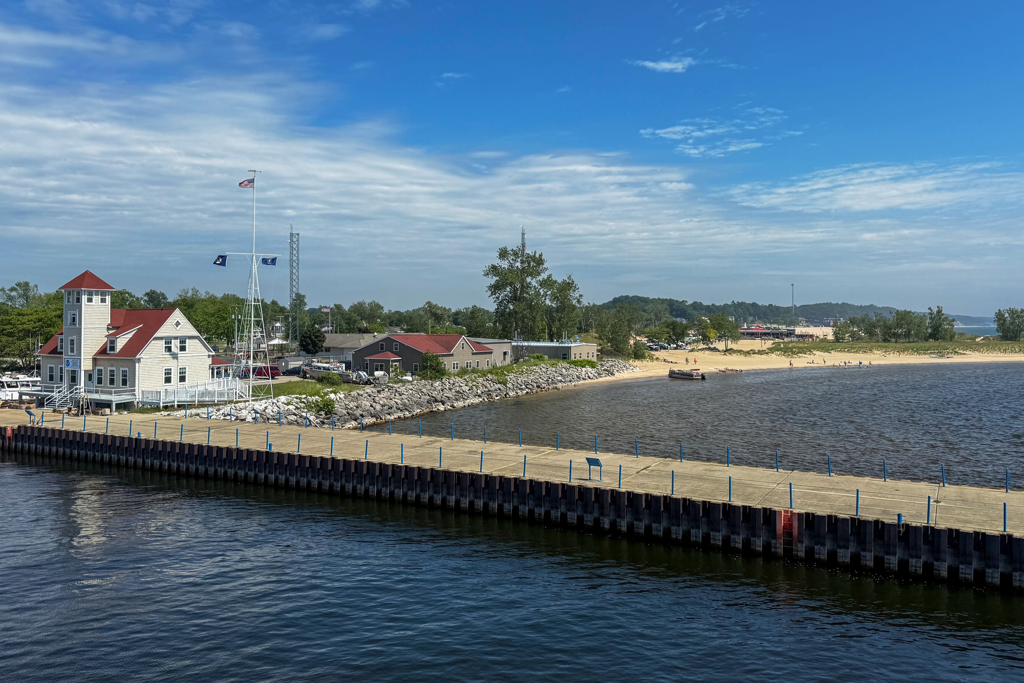 Pier in Grand Haven, Michigan