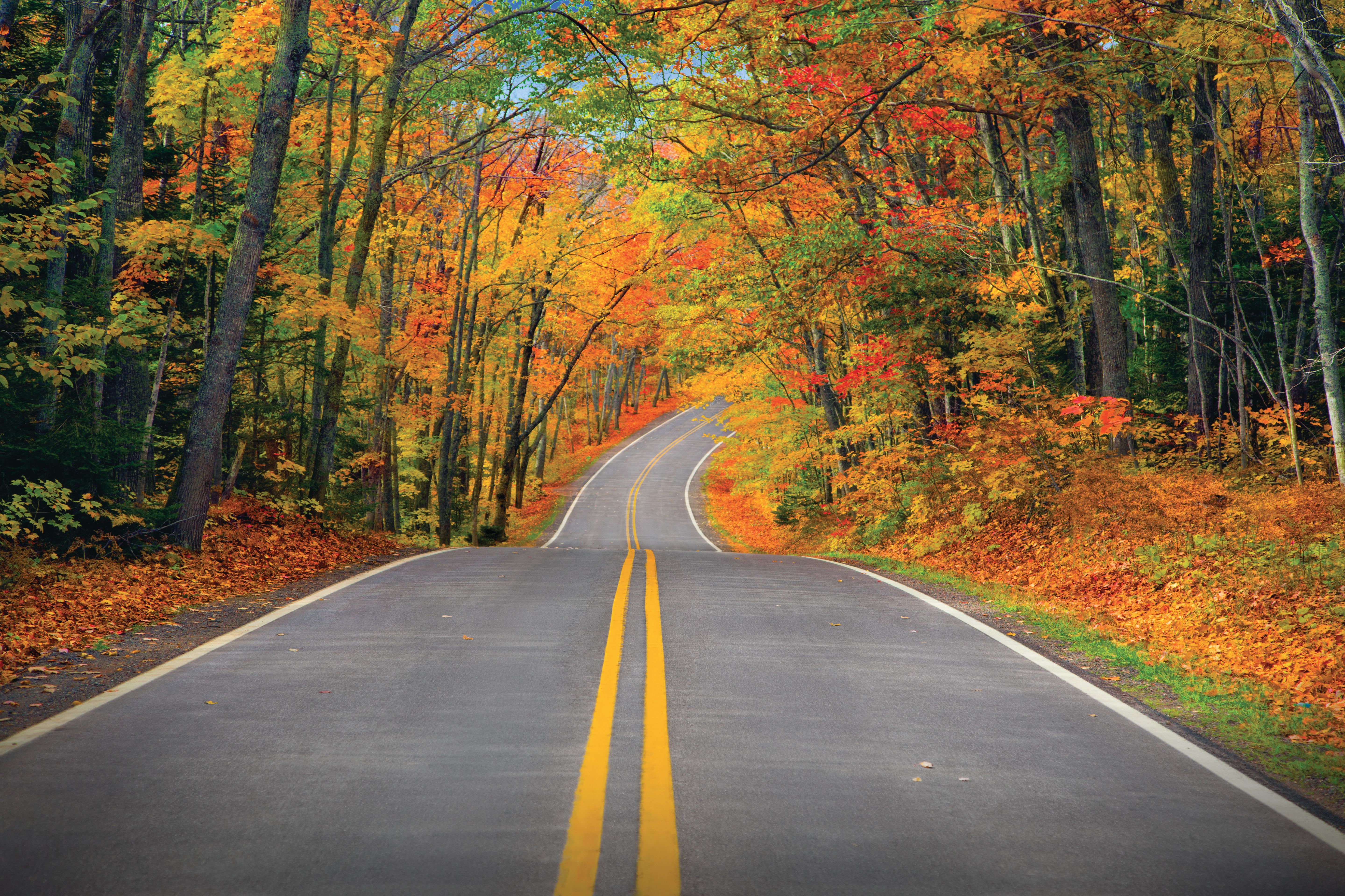 Malerische Autoreiseroute durch Keweenaw Peninsula, Michigan