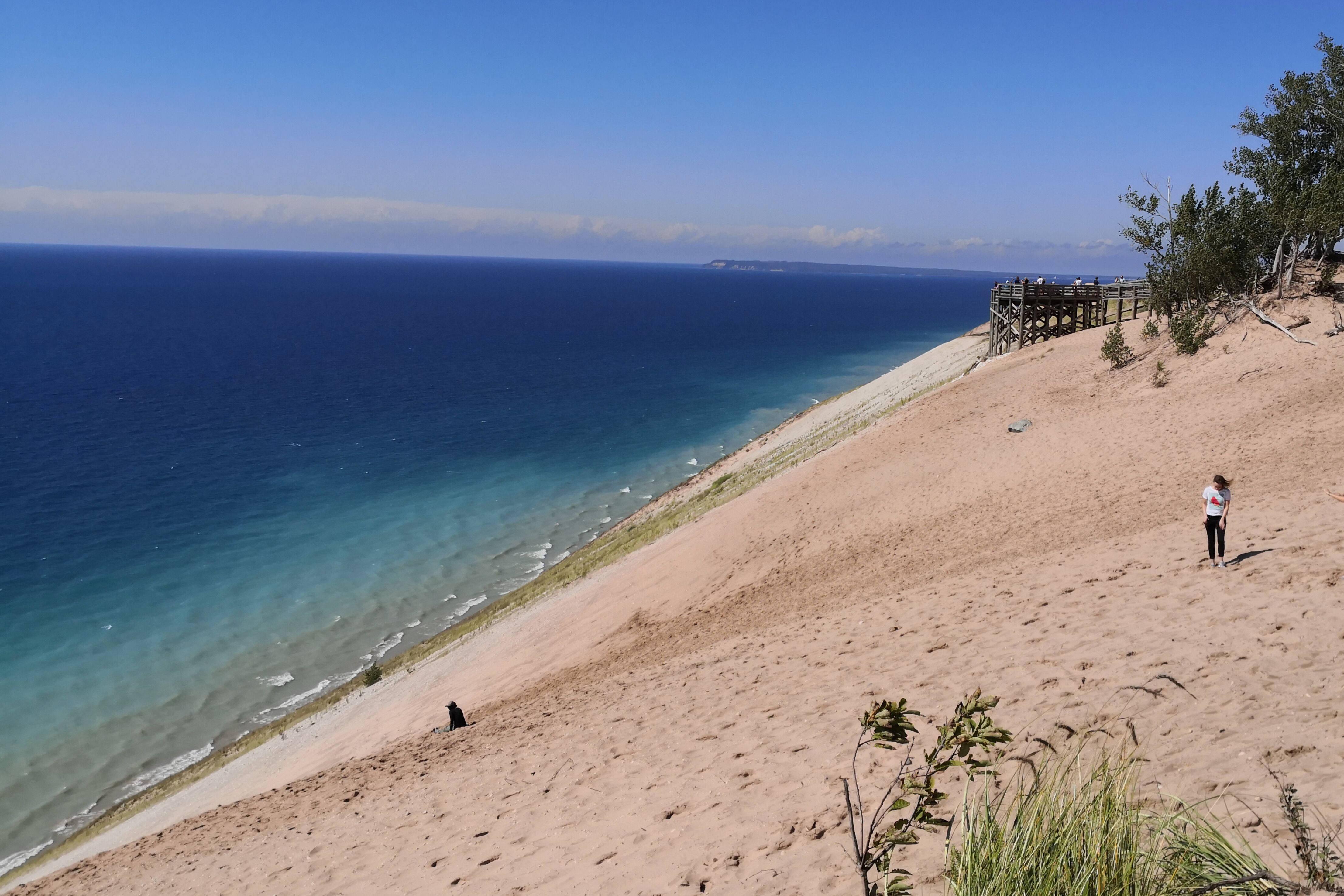 Der malerische Strand der Sleeping Bear Dunes