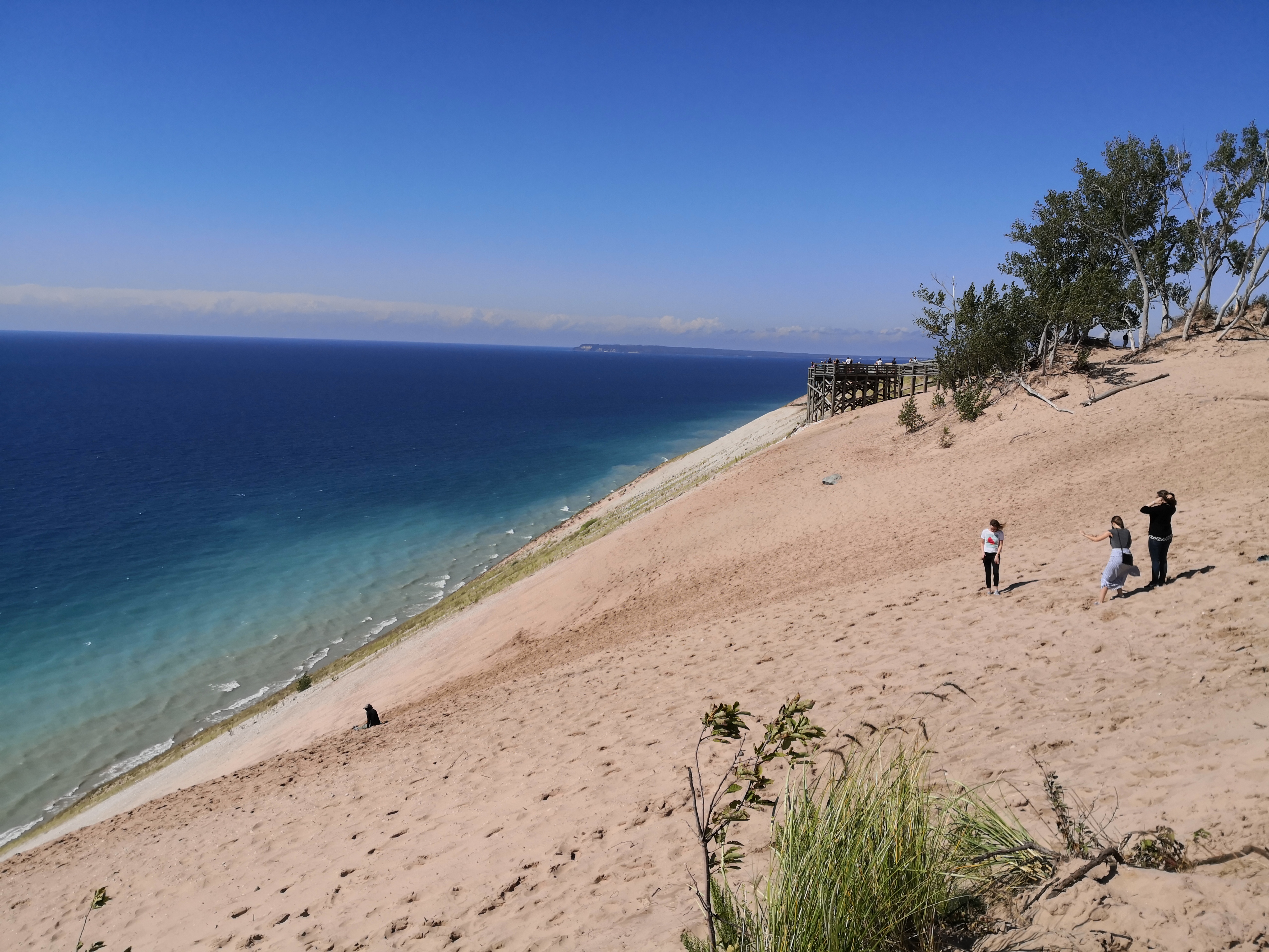 Der malerische Strand der Sleeping Bear Dunes