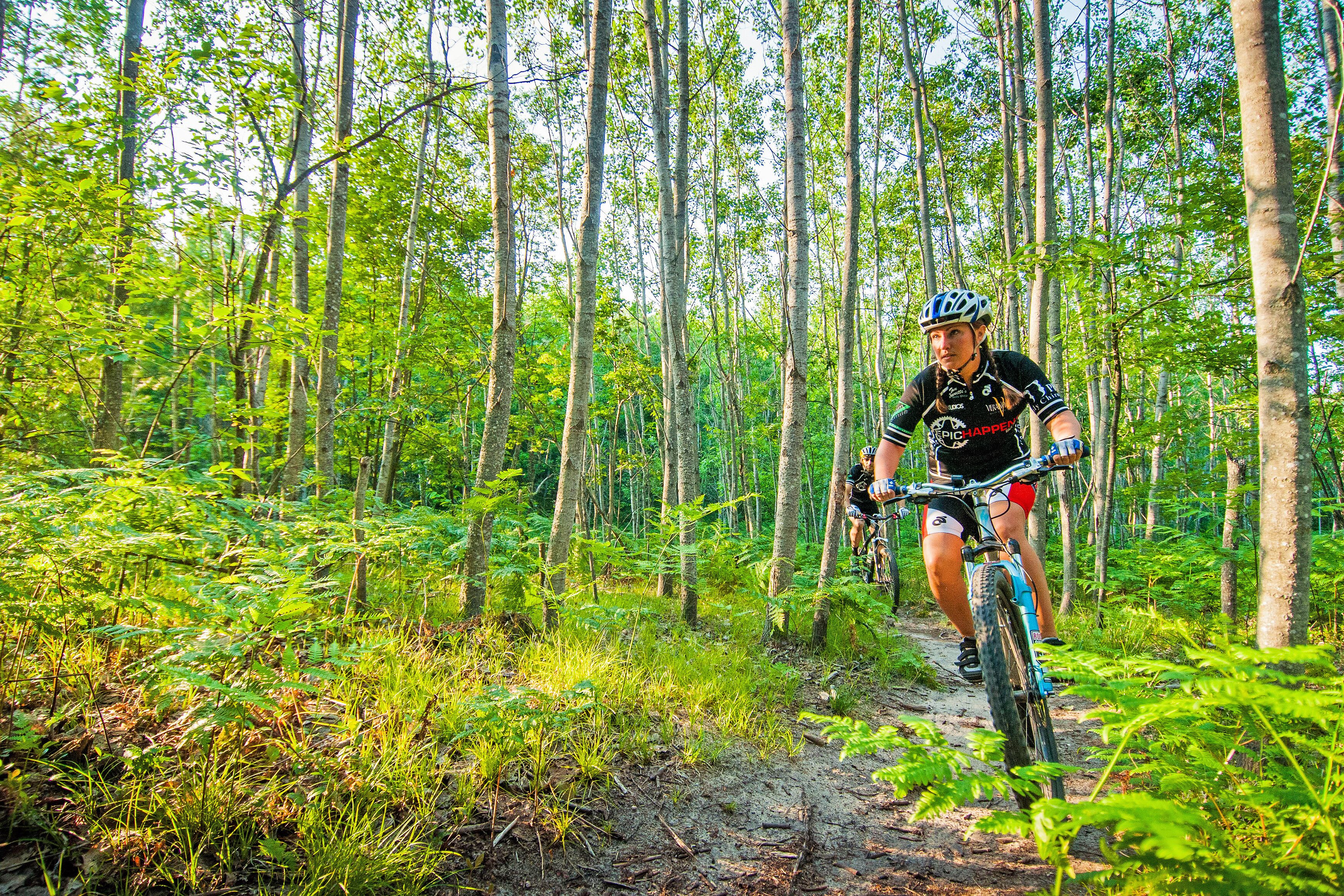 Unterwegs auf dem Traverse Area Recreational Trail