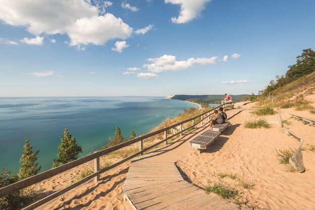 Sanddünen am Lake Michigan Sanddünen am Lake Michigan
