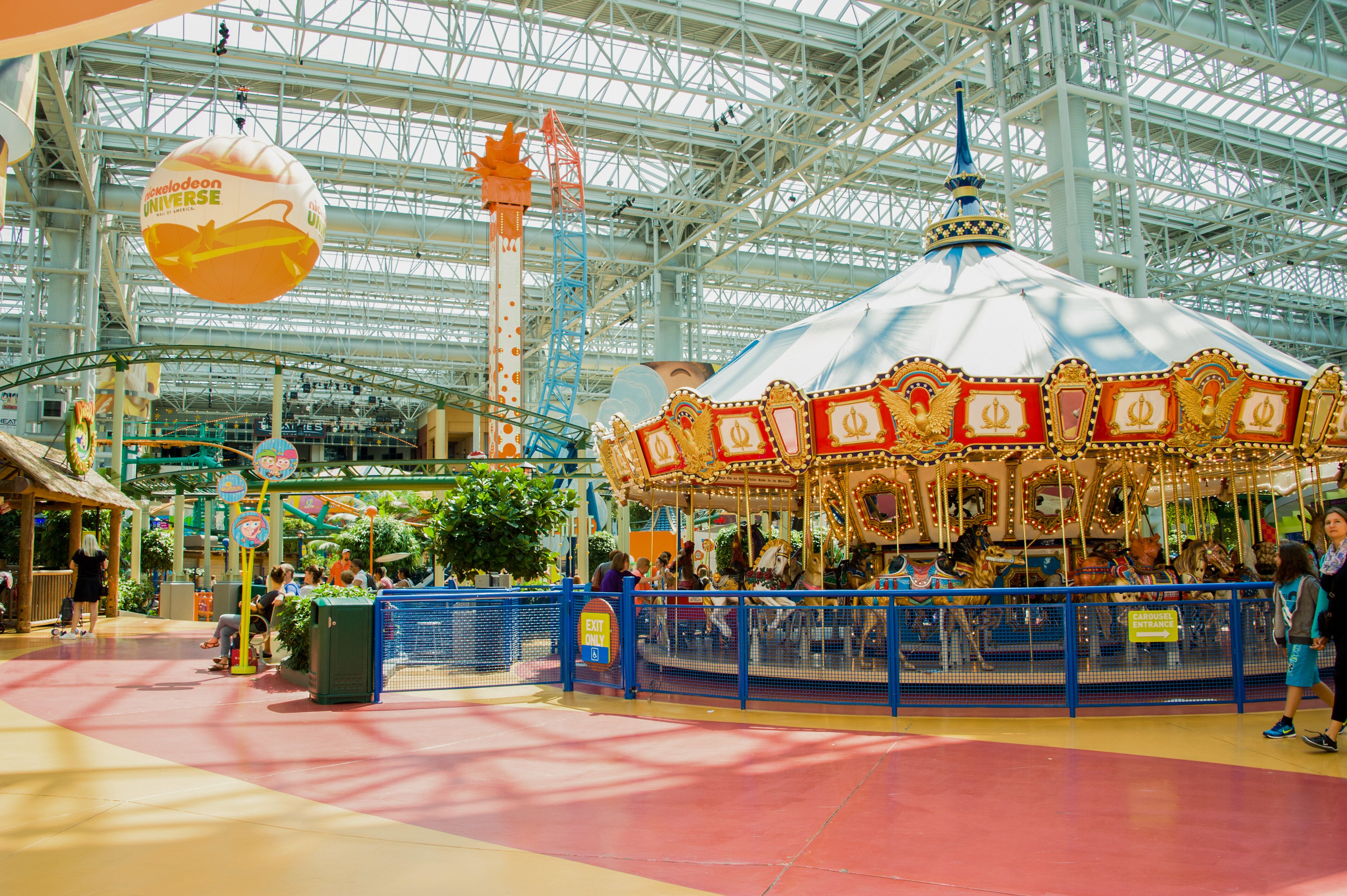 Familienspaß in der Bloomington Mall of America in Minnesota