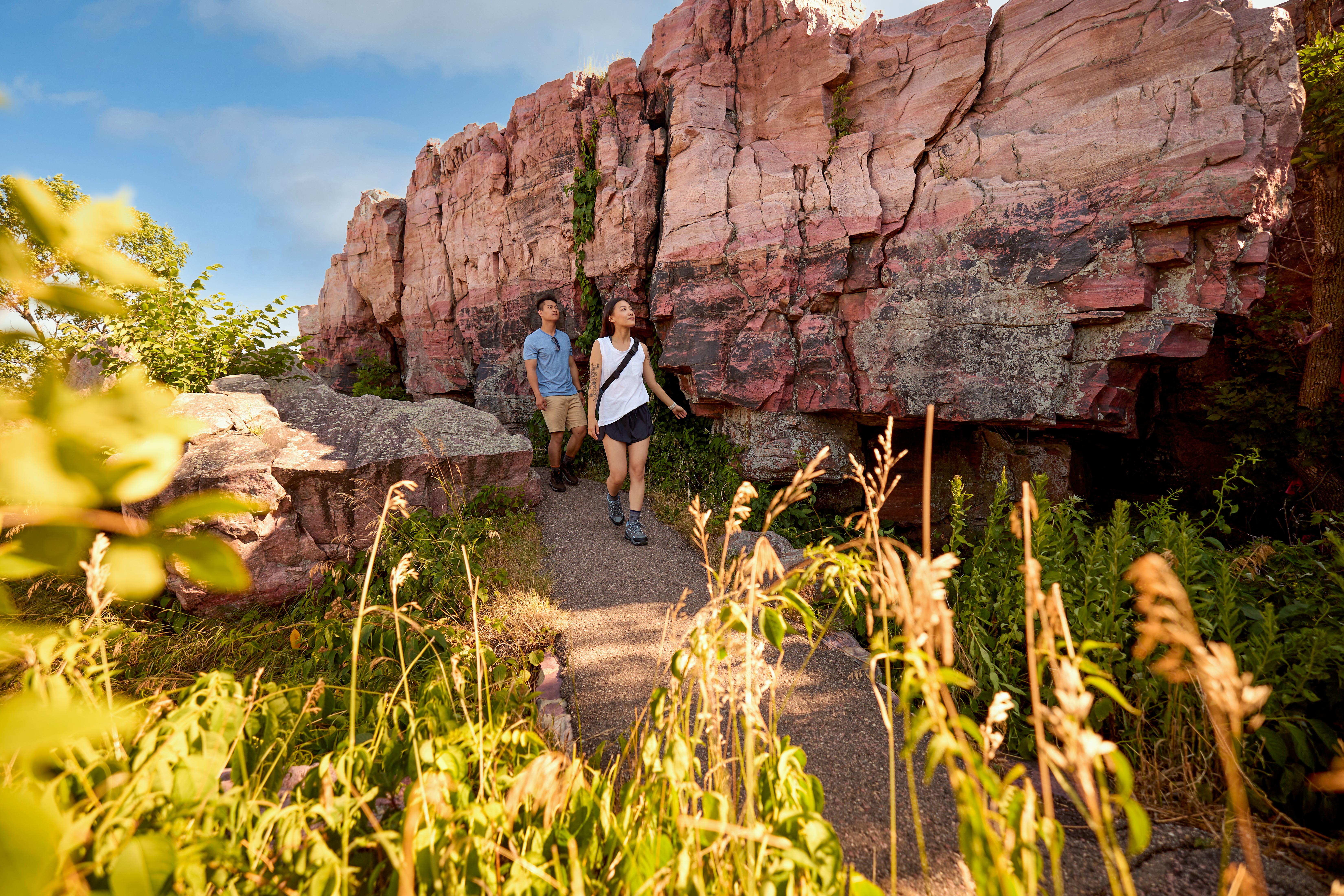 Atemberaubendes Pipestone National Monument in Pipestone bewandern