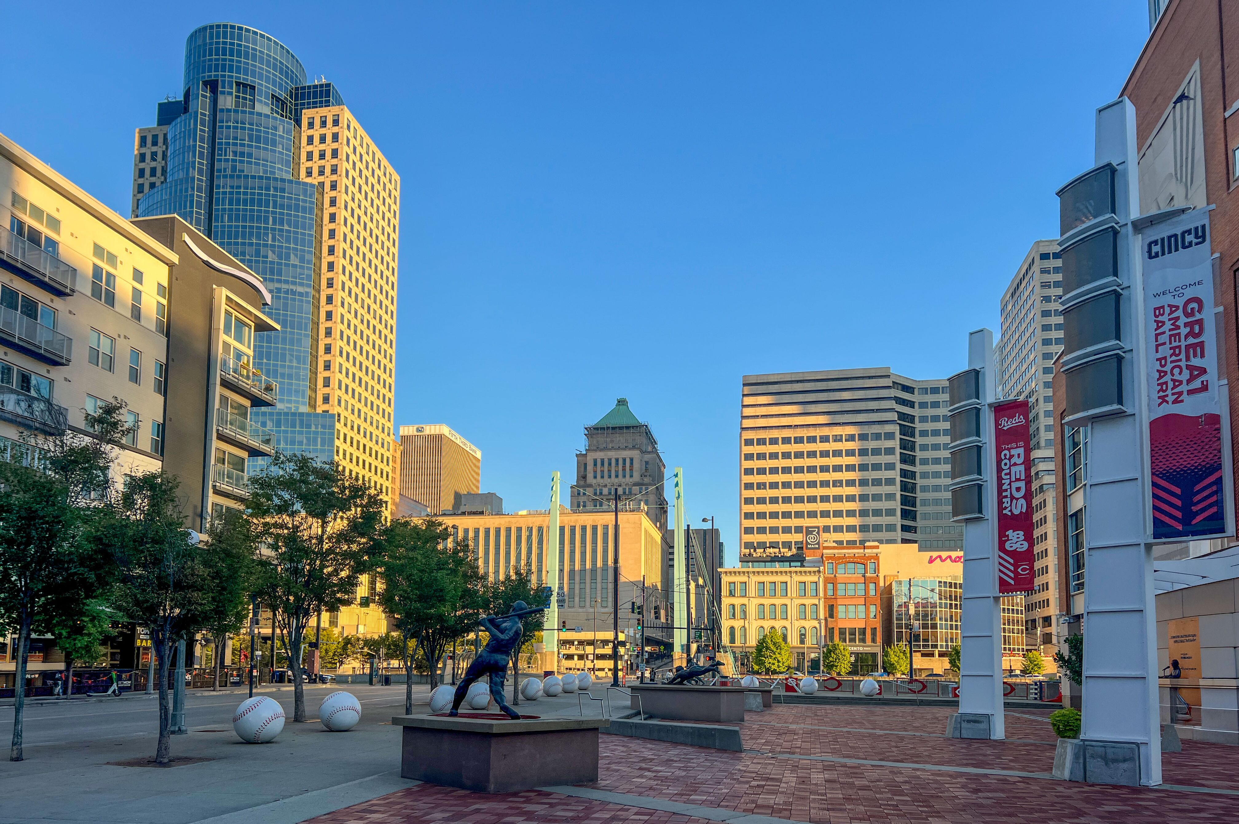 Blick durch Cincinnati