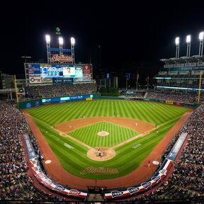 Das Baseballstadium Progressive Field, Cleveland