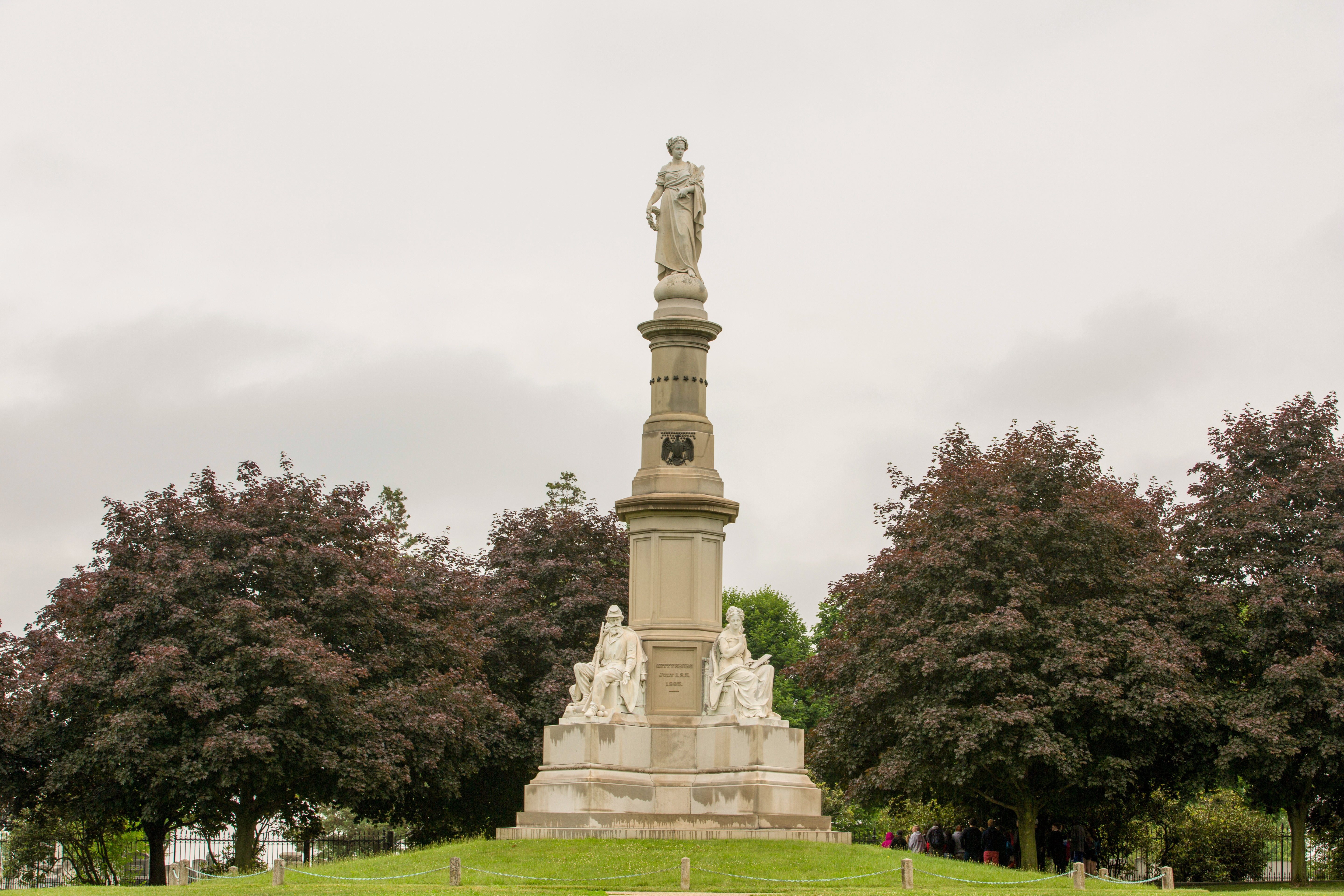 Militärsfriedhof in Gettysburg Pennsylvania