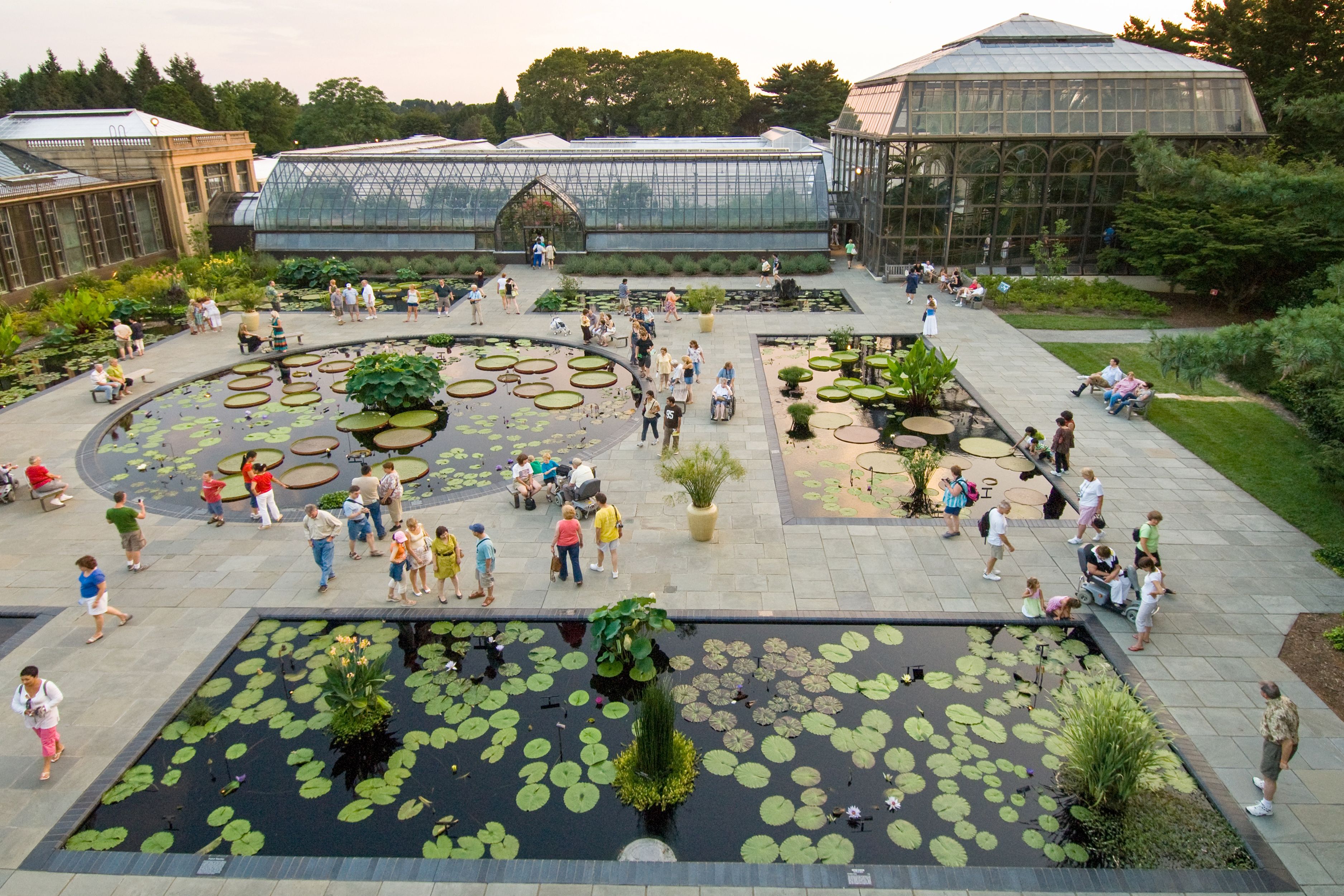 Impression der Longwood Gardens in Kennet Square, Pennsylvania