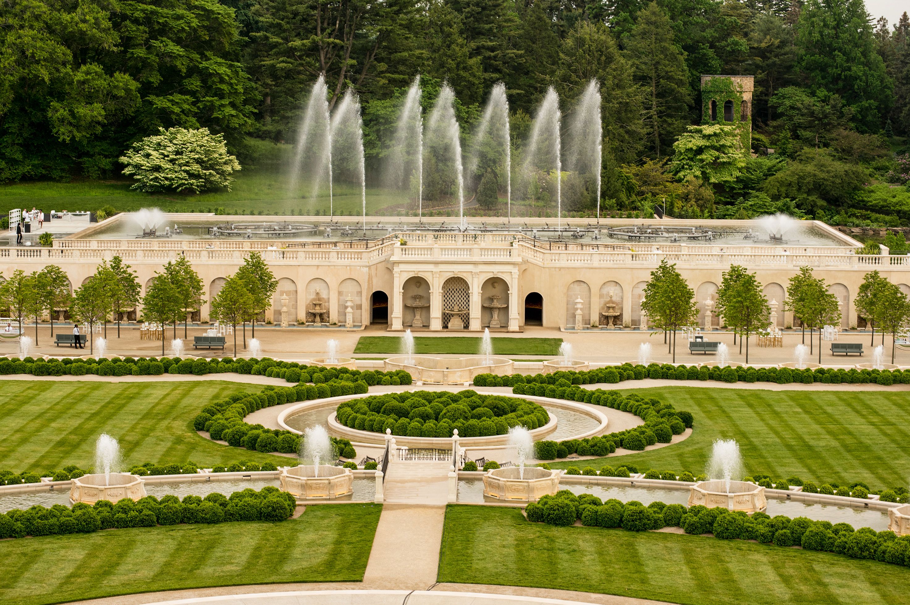 Der schÃ¶ne Longwood Garden in Kennet Square, Pennsylvania