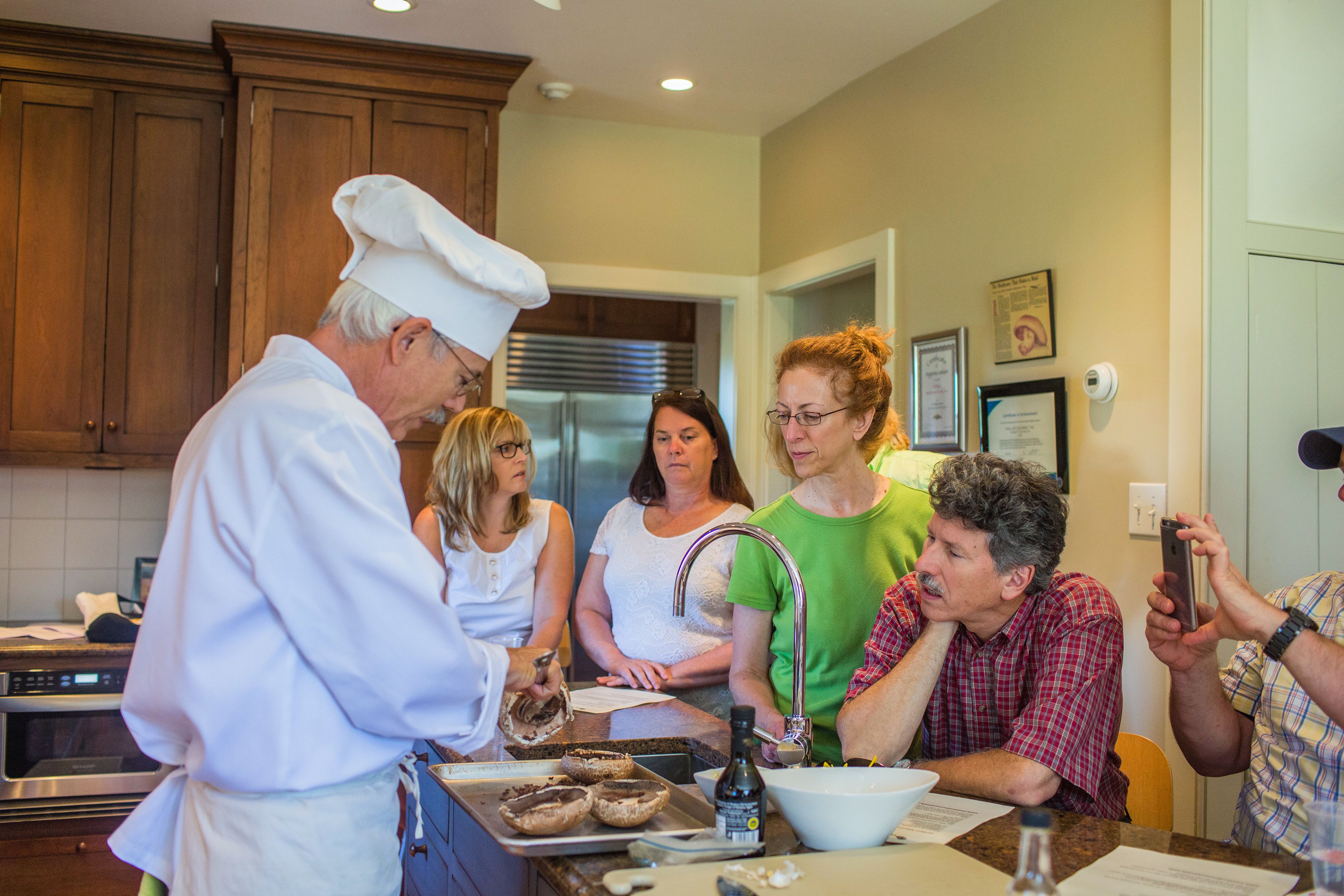 Die professionelle Zubereitung von Pilzgerichten mit Phillips Mushroom Farms in Kennett Square miterleben