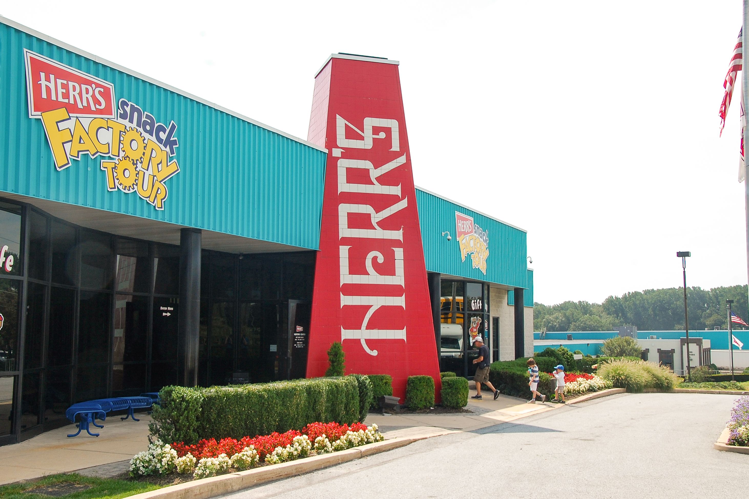 Zu Besuch bei der Herrs Snack Factory Tour in Nottingham, Pennsylvania