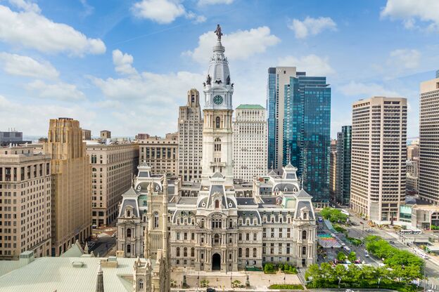 Die Philadelphia City Hall, das Rathaus der Stadt Philadelphia Die Philadelphia City Hall, das Rathaus der Stadt Philadelphia