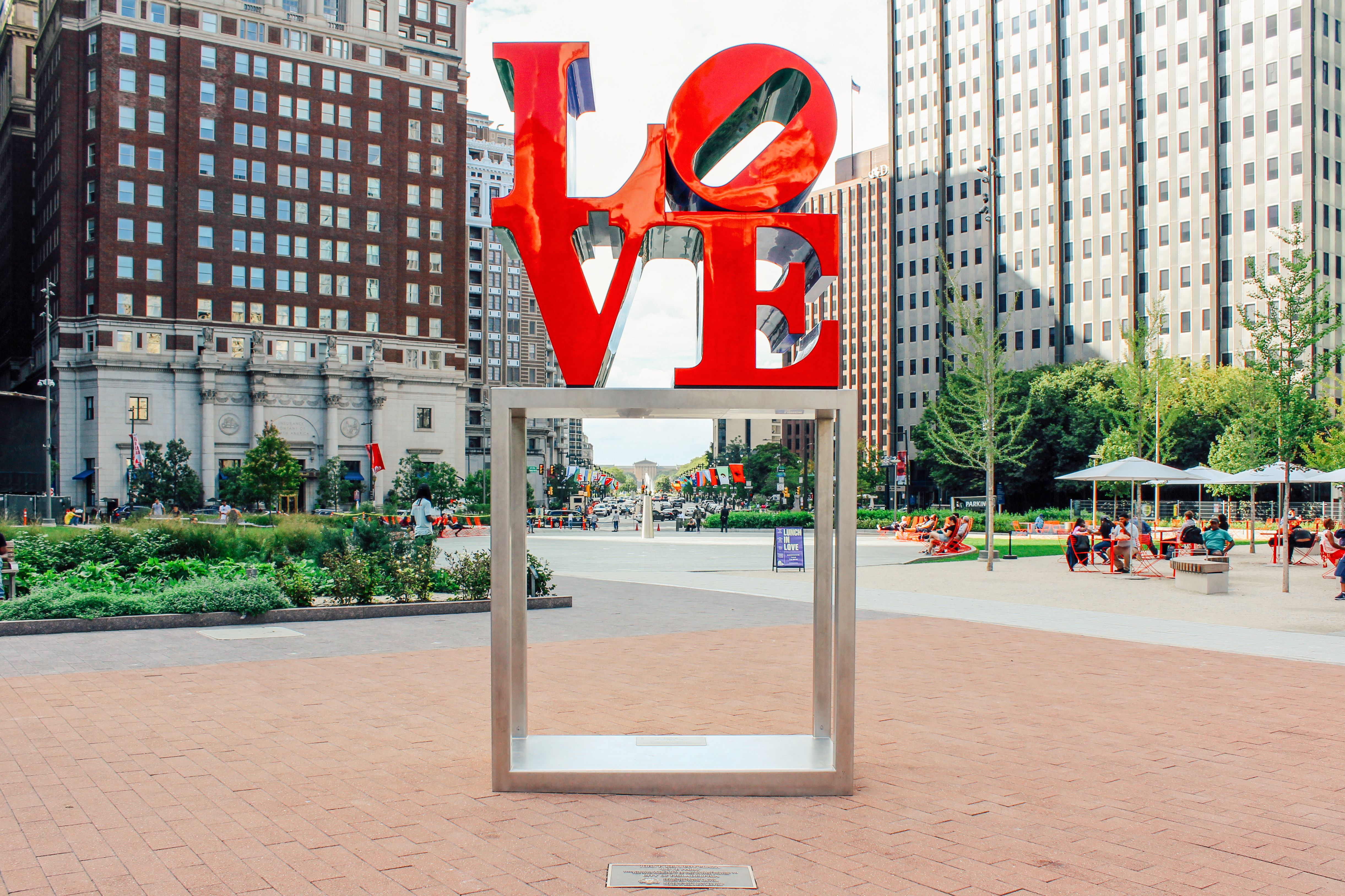 Der Love Park in Philadelphia