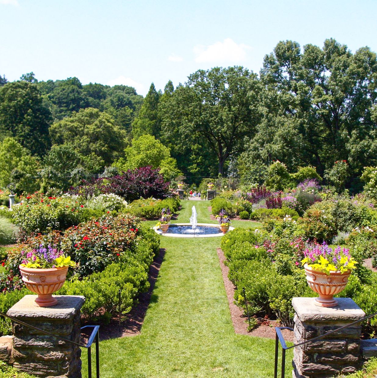 Das Morris Arboretum of the University of Pennsylvania in Philadelphia