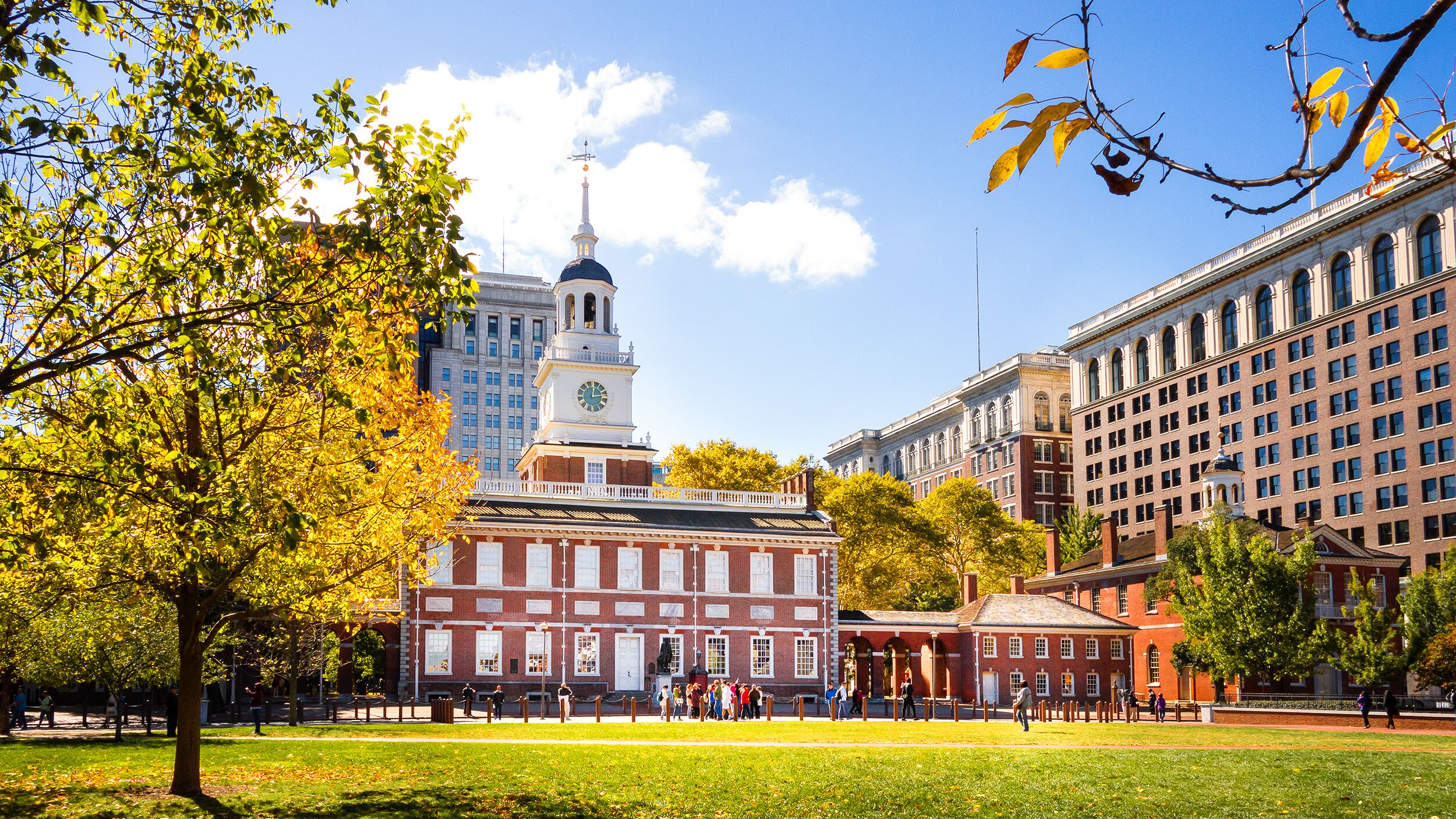 Independence Hall in Philadelphia als Geburtsort der USA