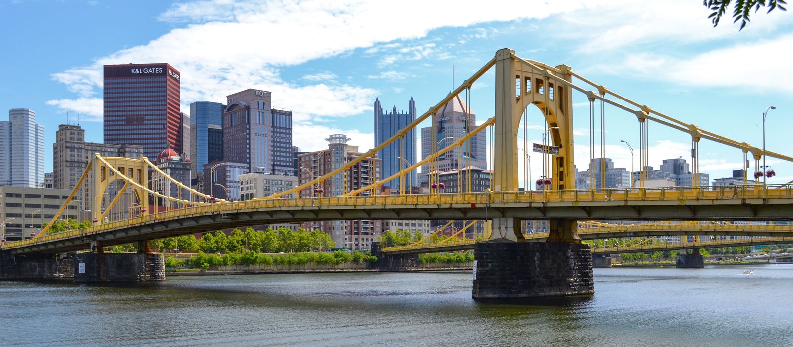 Die Rachel Carson Bridge in Pittsburgh