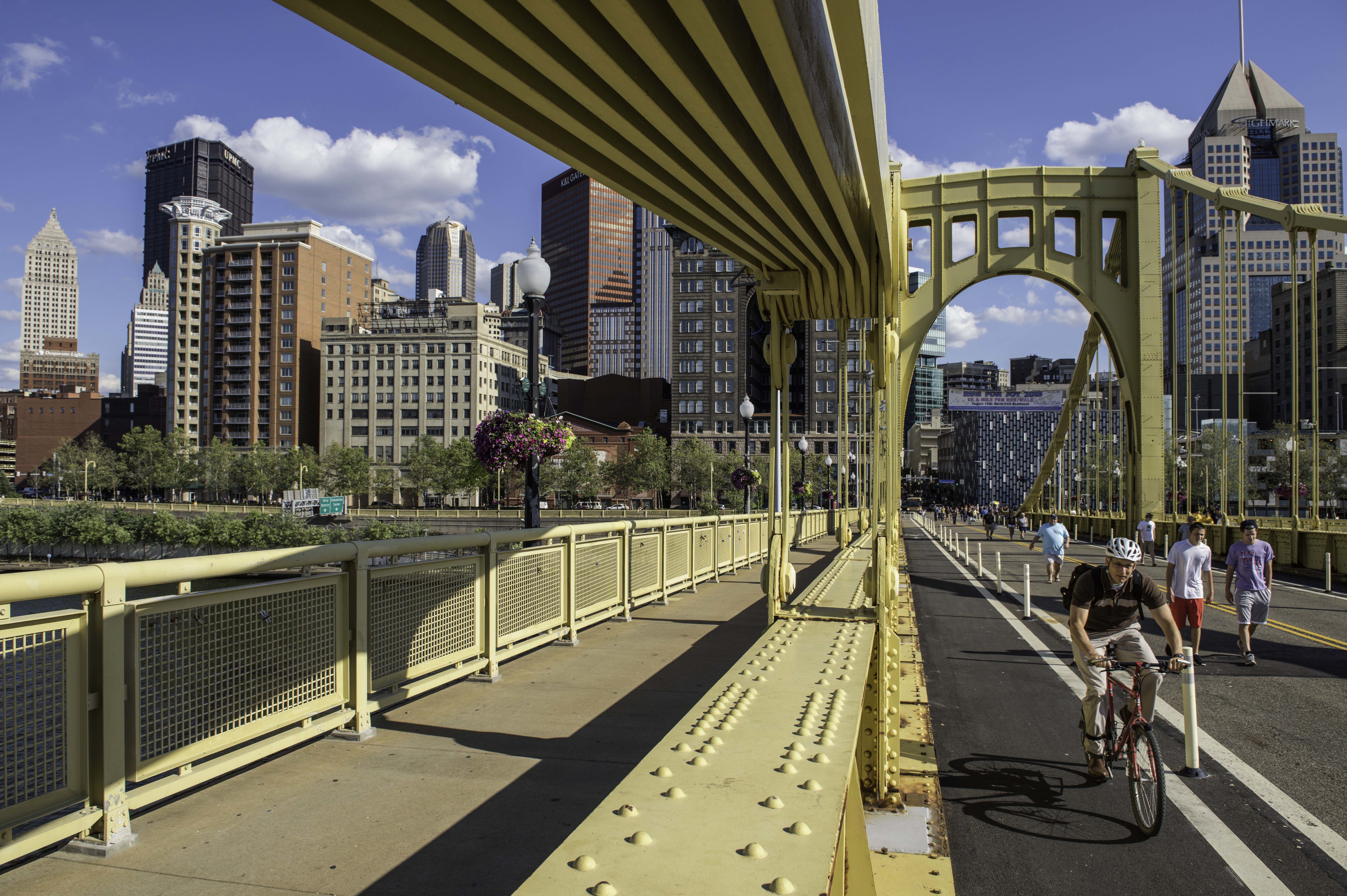 Roberto Clemente Bridge in Pittsburgh