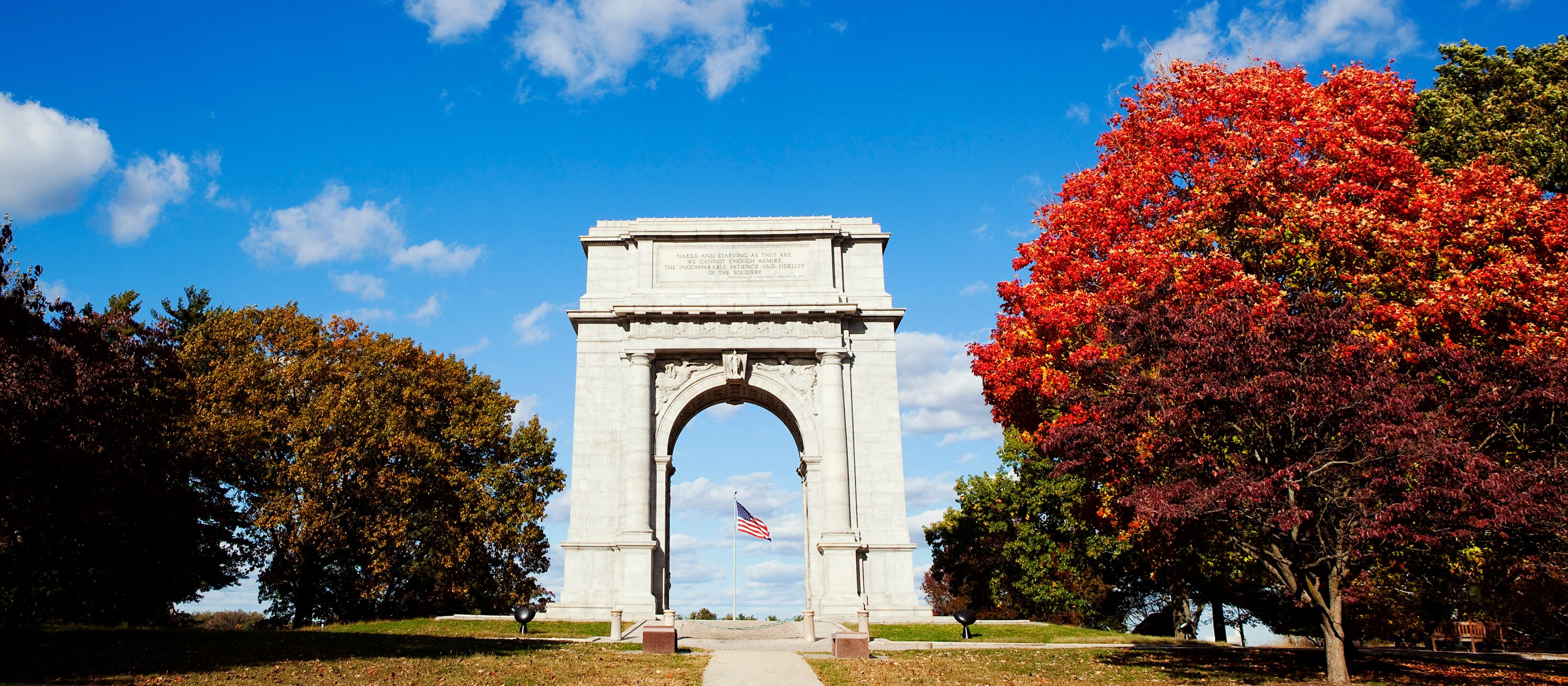 National Memorial Arch im Valley Forge National Historical Park National Memorial Arch im Valley Forge National Historical Park