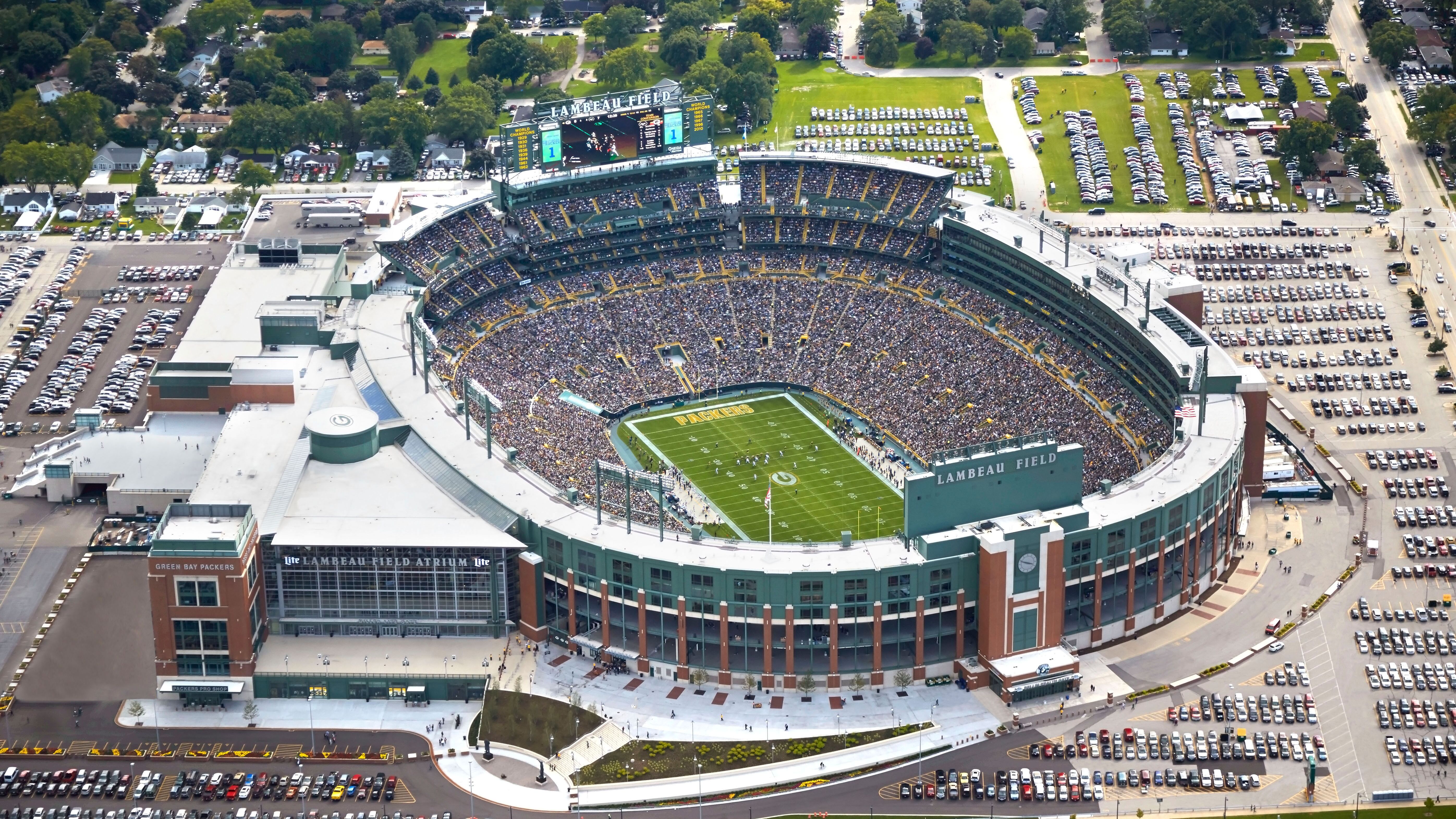 Das Stadion der Green Bay Packers Das Stadion der Green Bay Packers in Green Bay