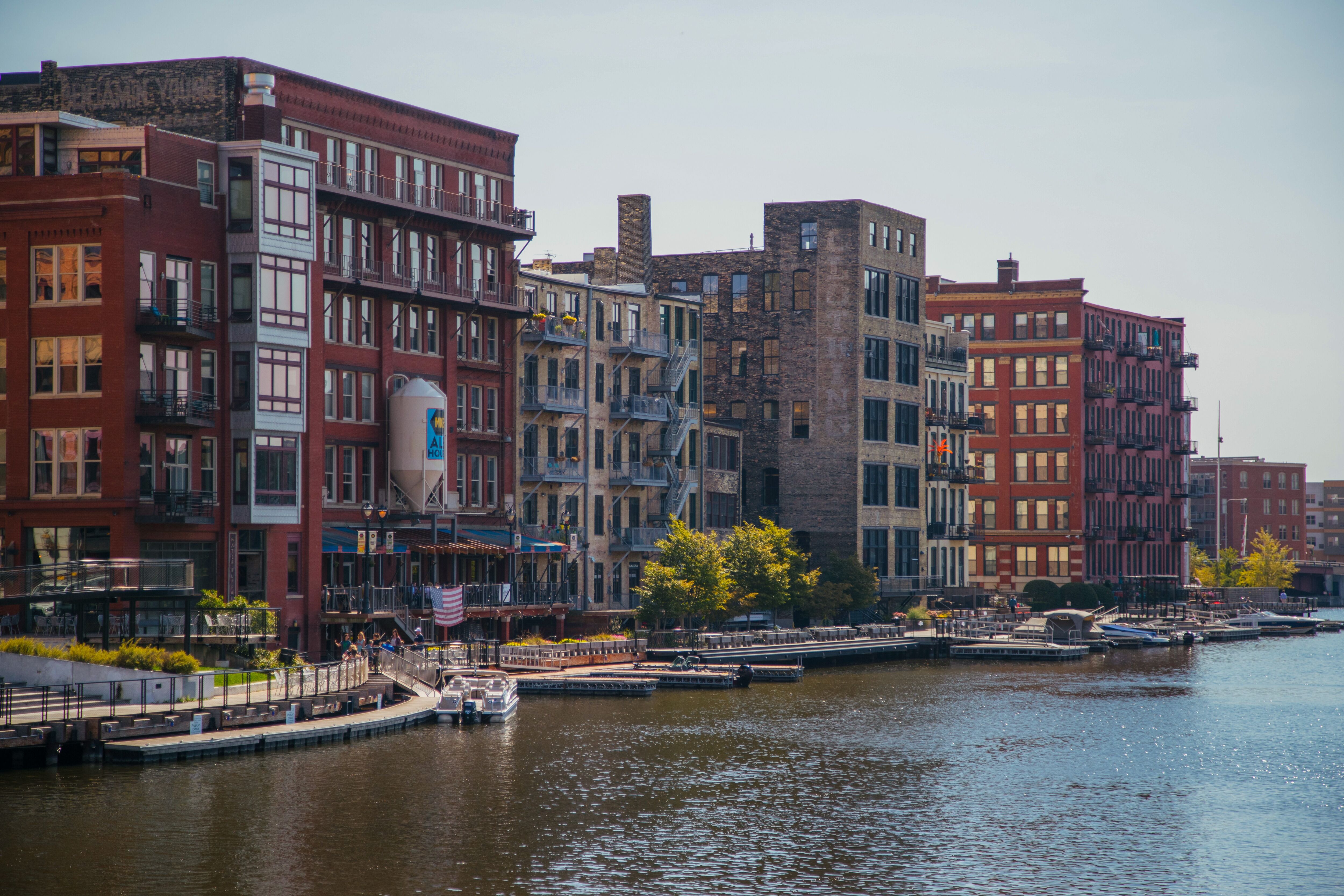 Blick auf die Stadt Milwaukee