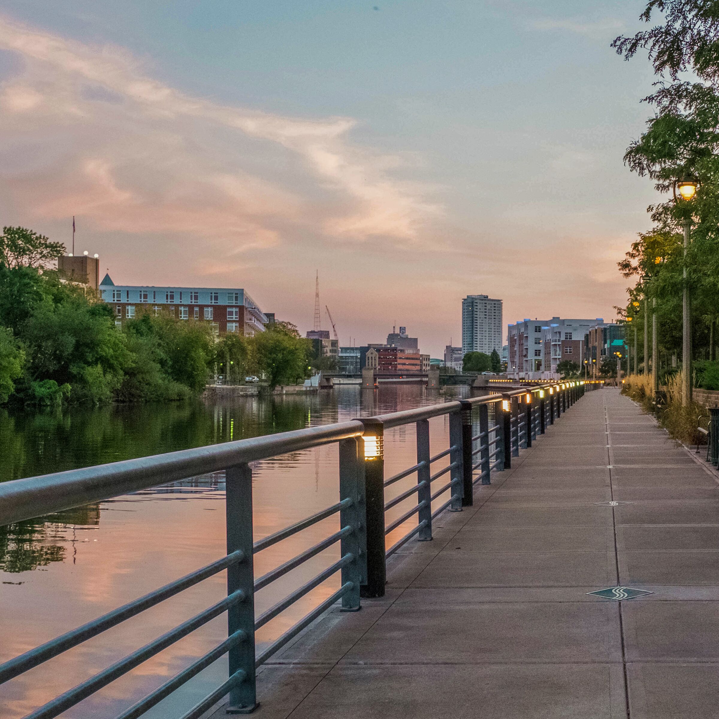 Schöne Brücke in Milwaukee