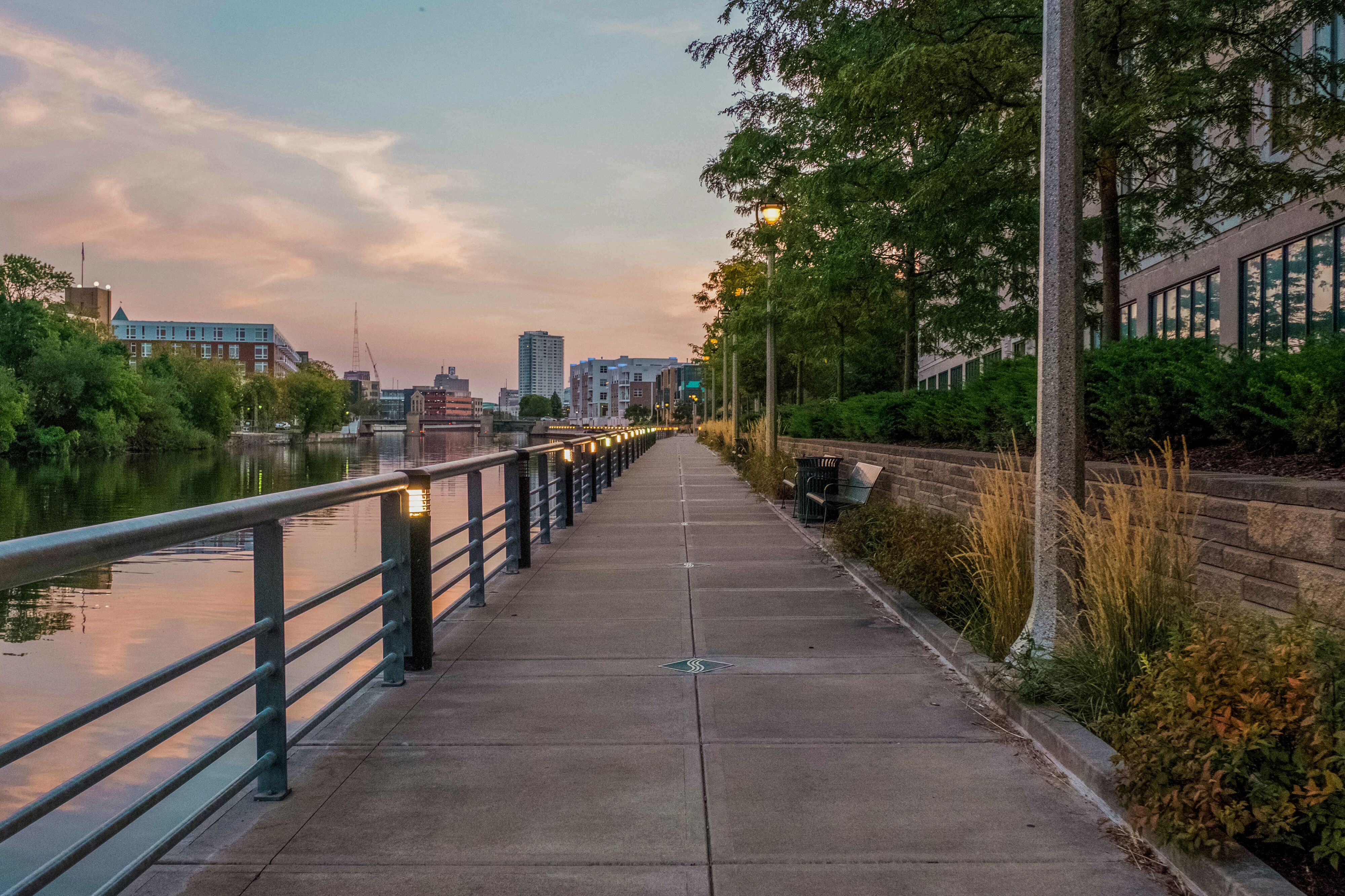 Schöne Brücke in Milwaukee