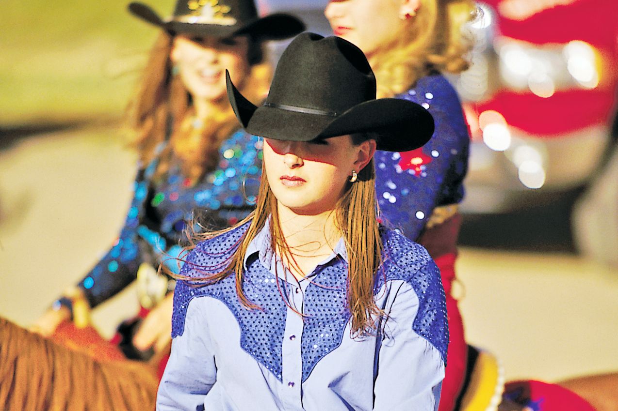 Cowgirls beim Beef Empire Days Rodeo