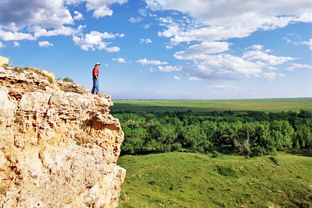 Wanderer in den Cimarron National Grasslands Wanderer in den Cimarron National Grasslands