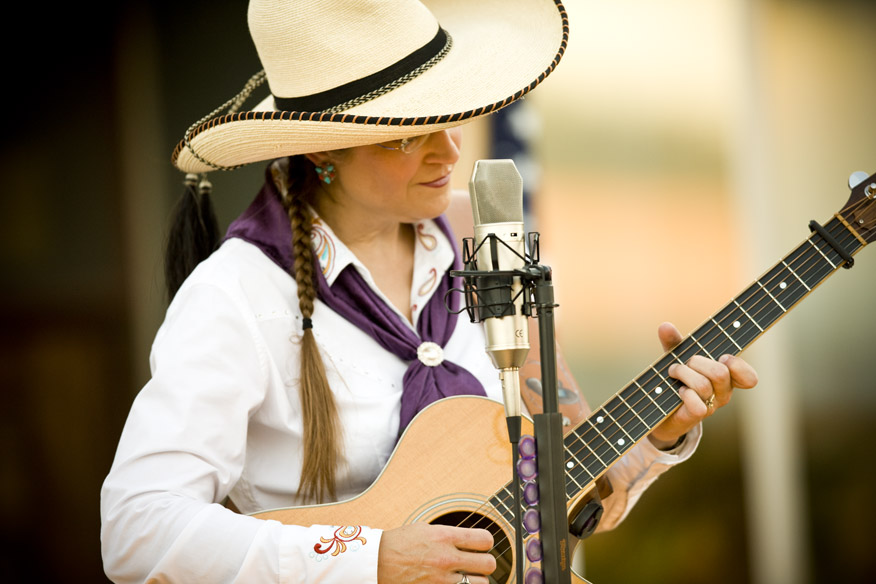 Cowboy mit Gitarre