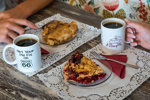 Süße Pause an der Route 66 in einem Café in Rolla Süße Pause an der Route 66 in einem Café in Rolla